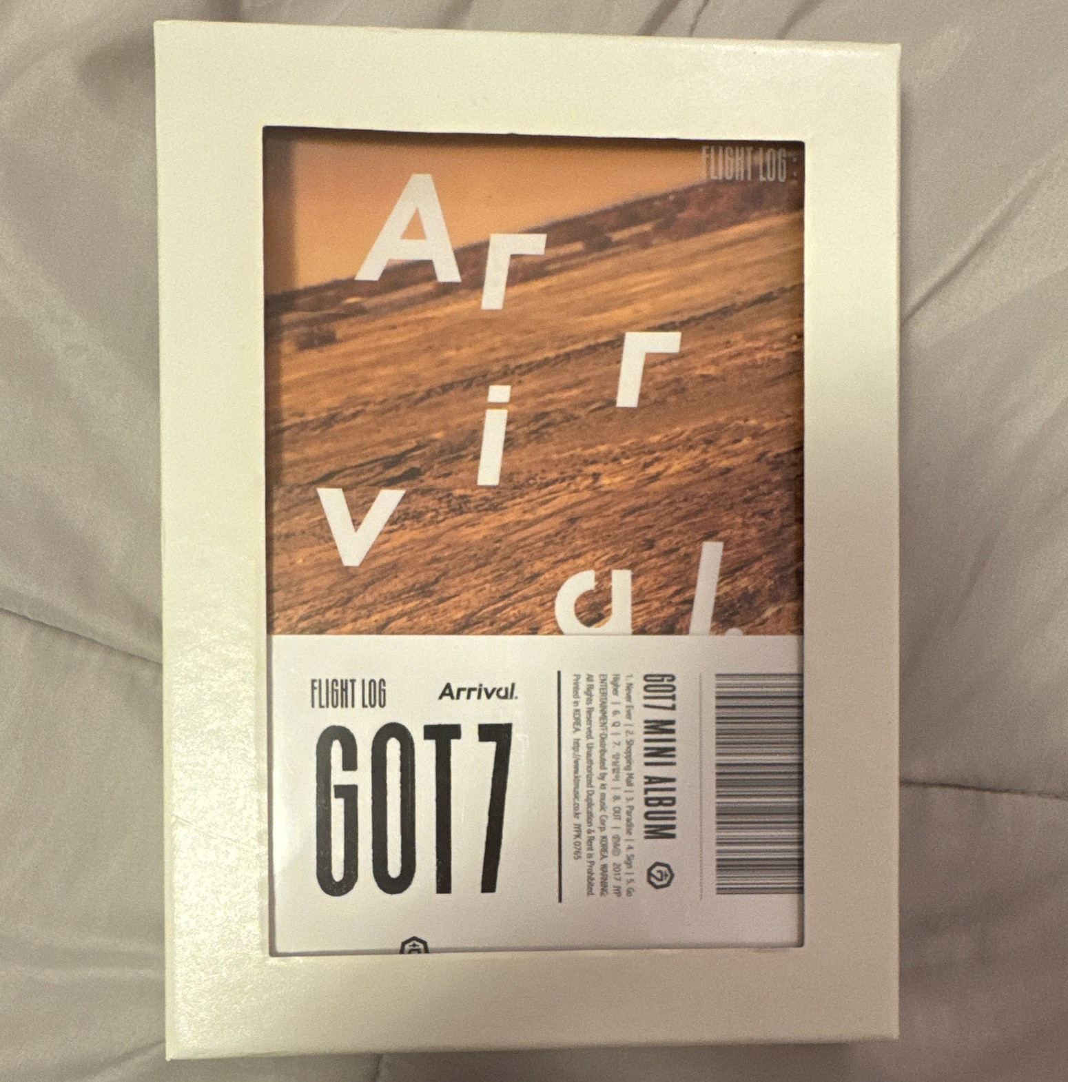 GOT7 Flight Log: Arrival Mini Album CD Box Set JYP Entertainment 2017 K-Pop