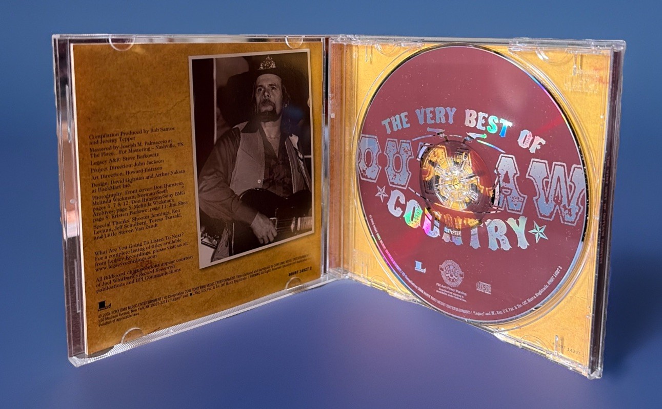 The Very Best of Outlaw Country CD David Allan Coe Waylon Willie Cash & Paycheck