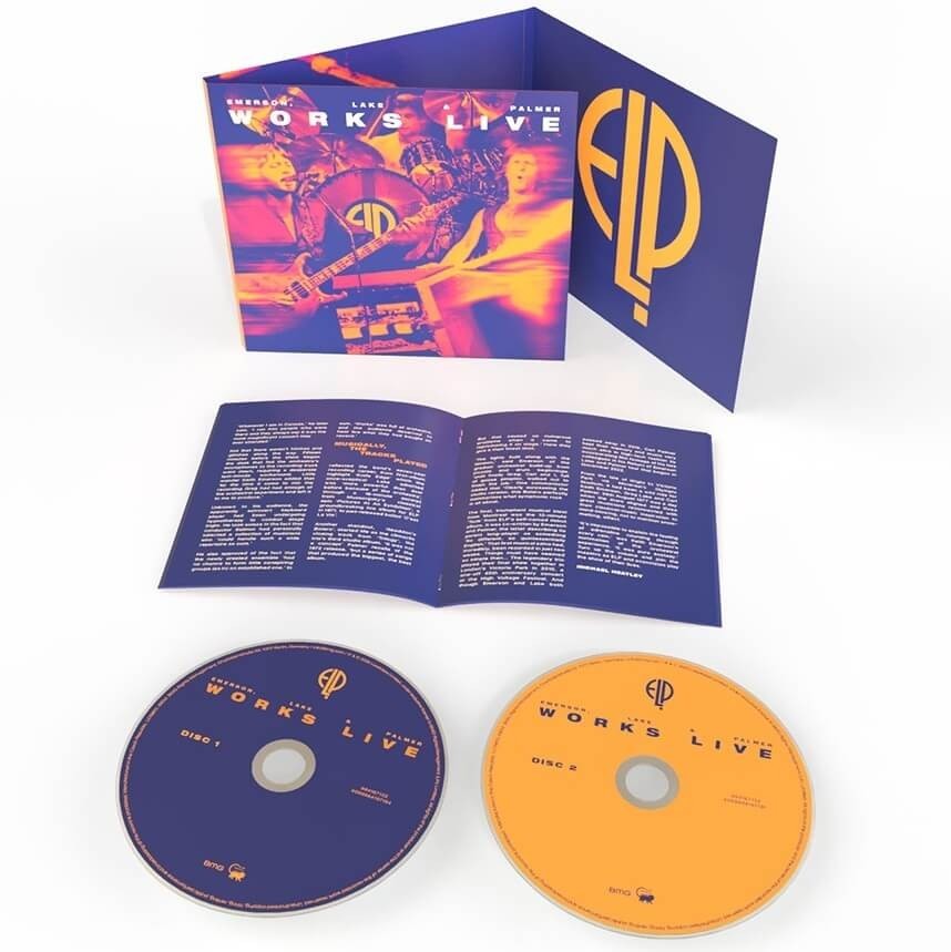 EMERSON LAKE & PALMER New Sealed Ltd Ed 2026 LIVE 1977 CONCERTS 2 CD SET