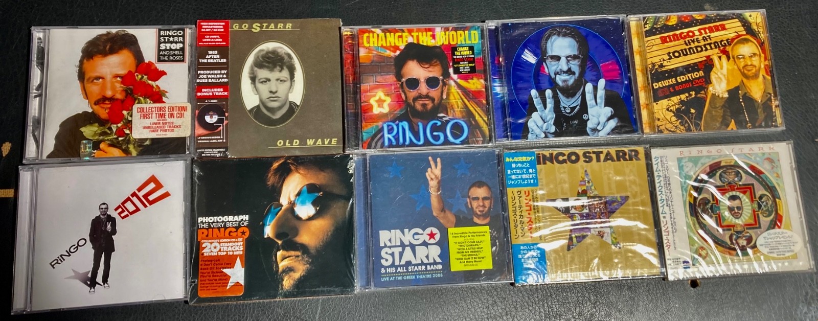 RINGO STARR LOT OF 10 SEALED ORIGINAL CD'S THE BEATLES MINT!