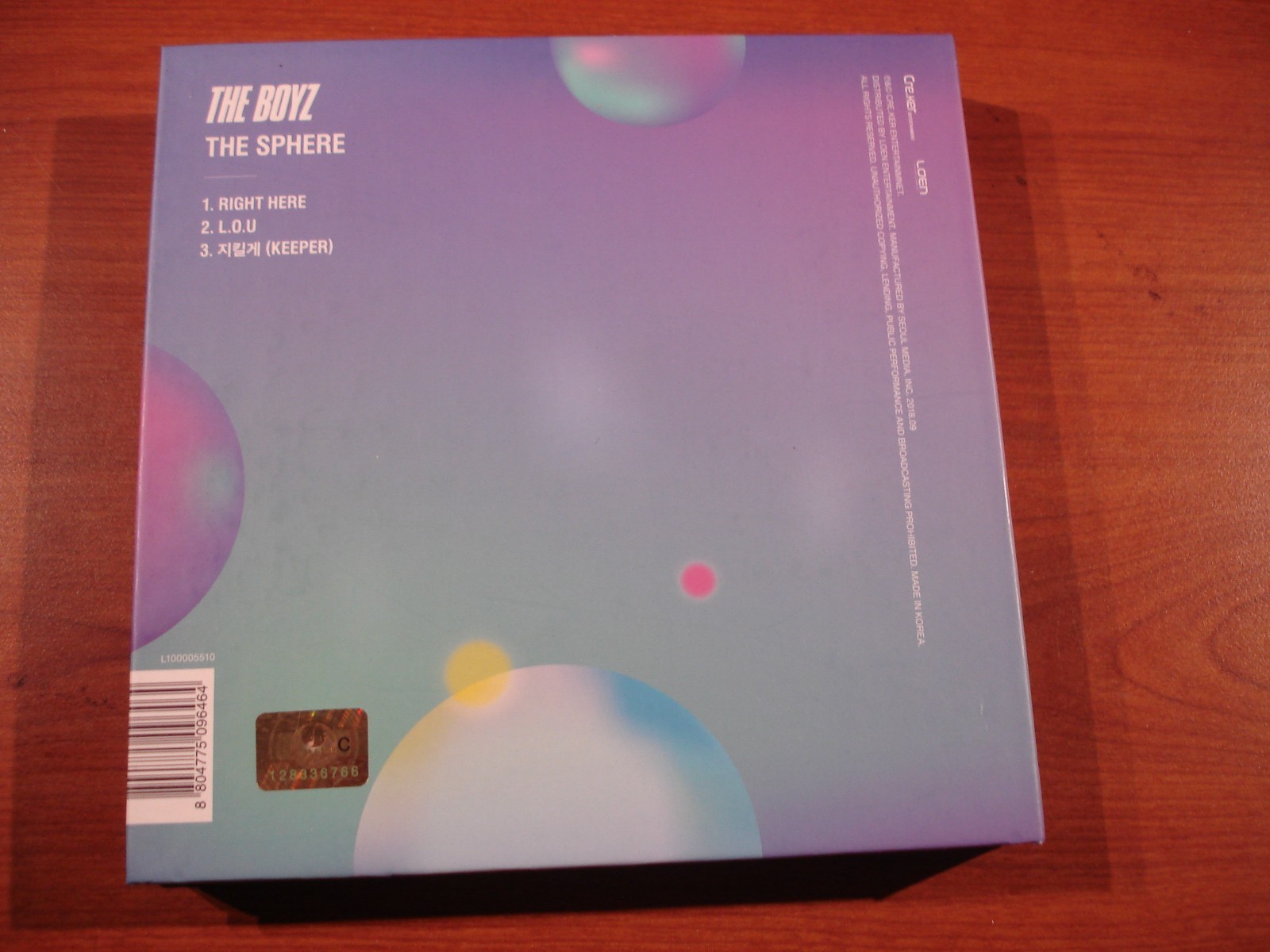 The Boyz – The Sphere DREAM ( 2018 K-Pop CD Cre.ker Entertainment L100005510)