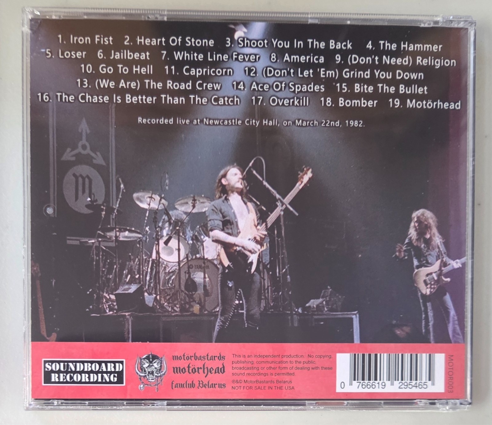Motorhead Motörhead Rulling Newcastle With An Iron Fist New CD Metal Rock Lemmy