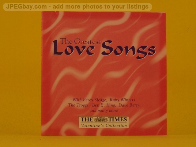 VARIOUS ARTISTS THE GREATEST LOVE SONGS (THE TIMES VALENTINE'S COLLECTION (1107)