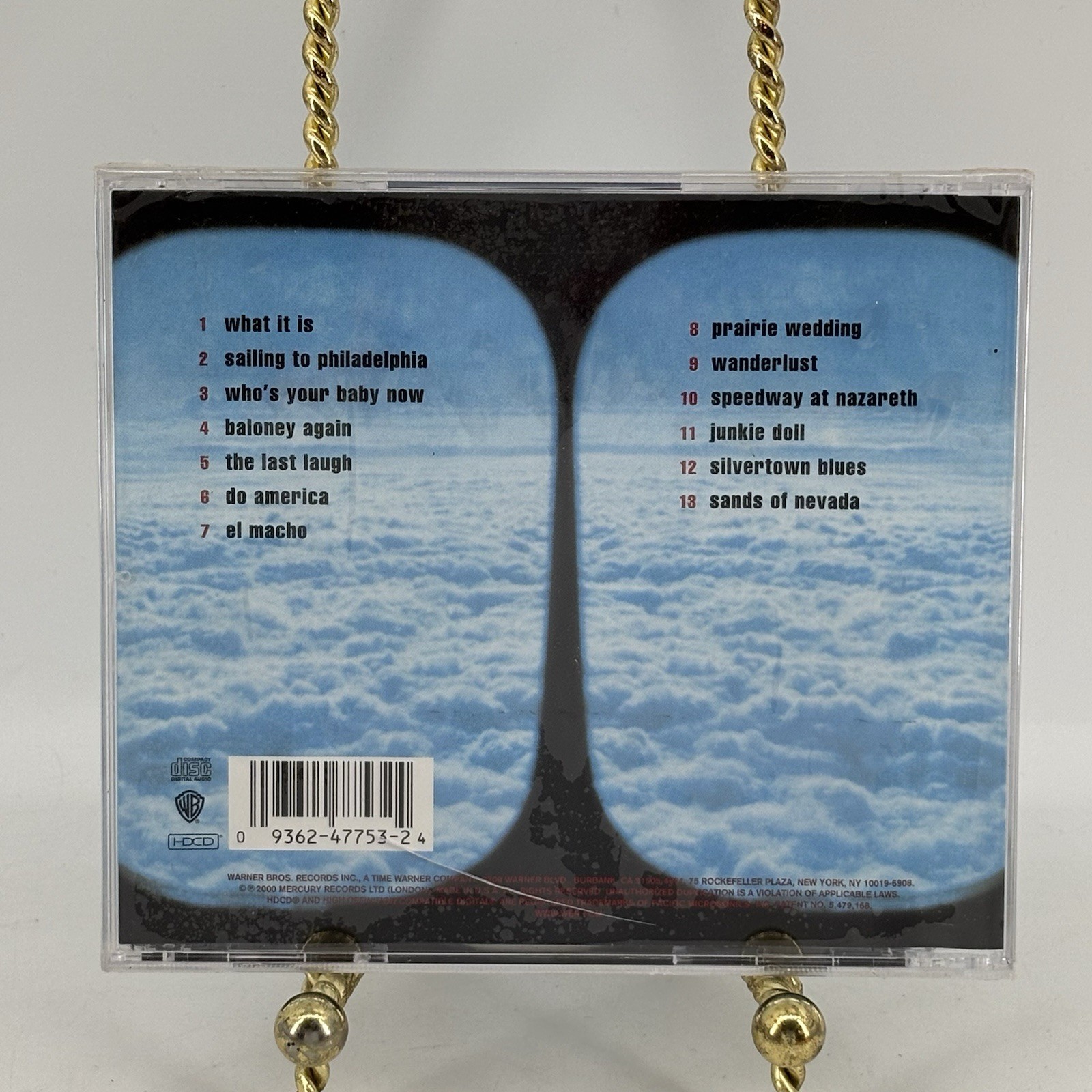 Mark Knopfler (Dire Straits) - Sailing to Philadelphia [CD] NEW *Cracked Case*