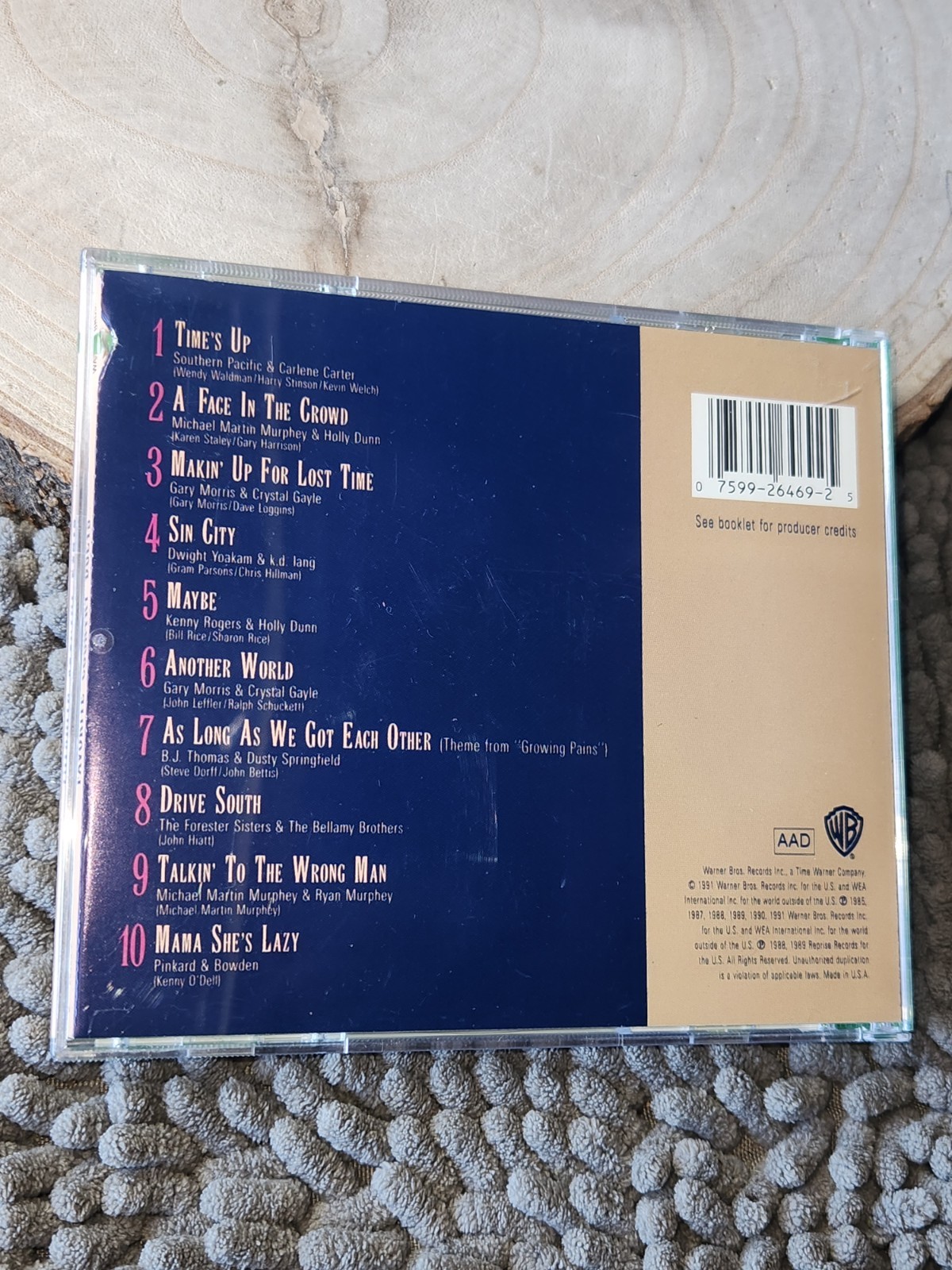Favorite Country Duets by Various Artists (CD, 1991, Warner Bros)