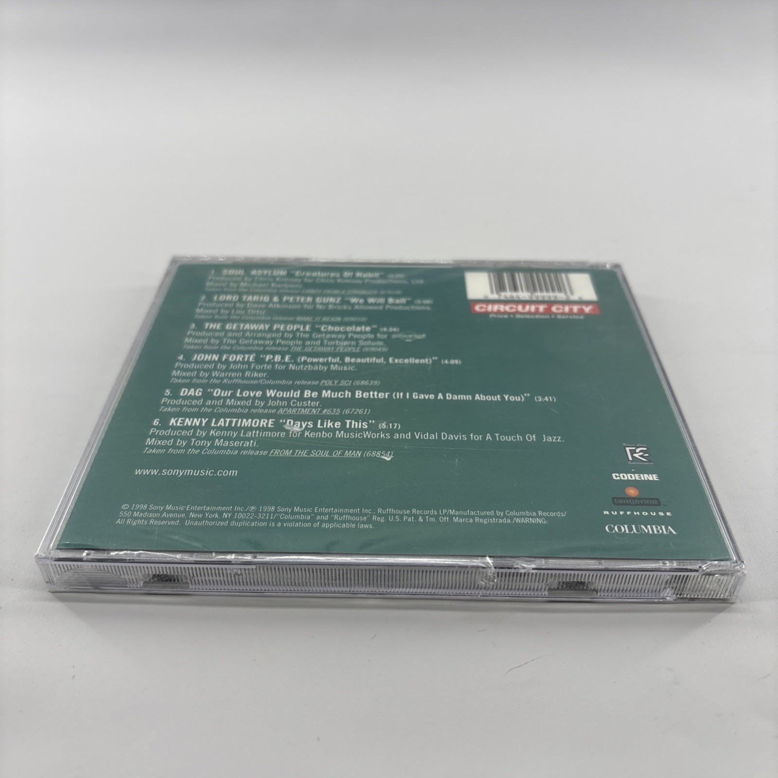 Circuit City CD Music Sampler Listen & Learn Promotional Sampler 1998 SEALED VTG