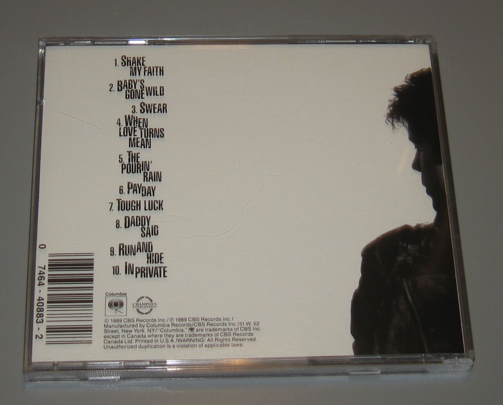 John Eddie - The Hard Cold Truth (CD, 1989, Columbia Records)