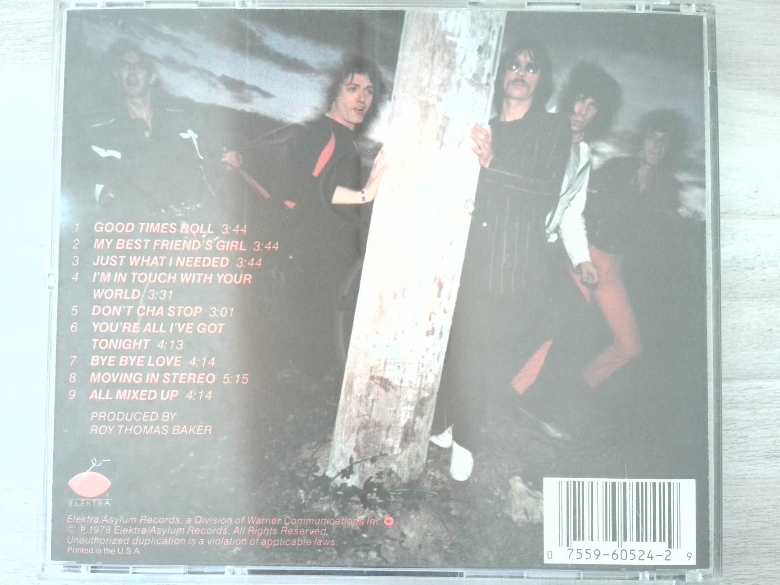 The Cars by The Cars (Audio CD, 1981, Elektra) Pop, Rock