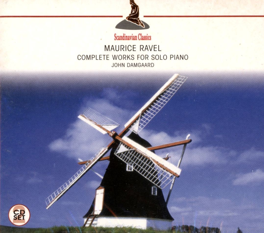 RAVEL Complete Solo Piano Works / John Damgaard (2 CDs, 2002, TIM) NEW
