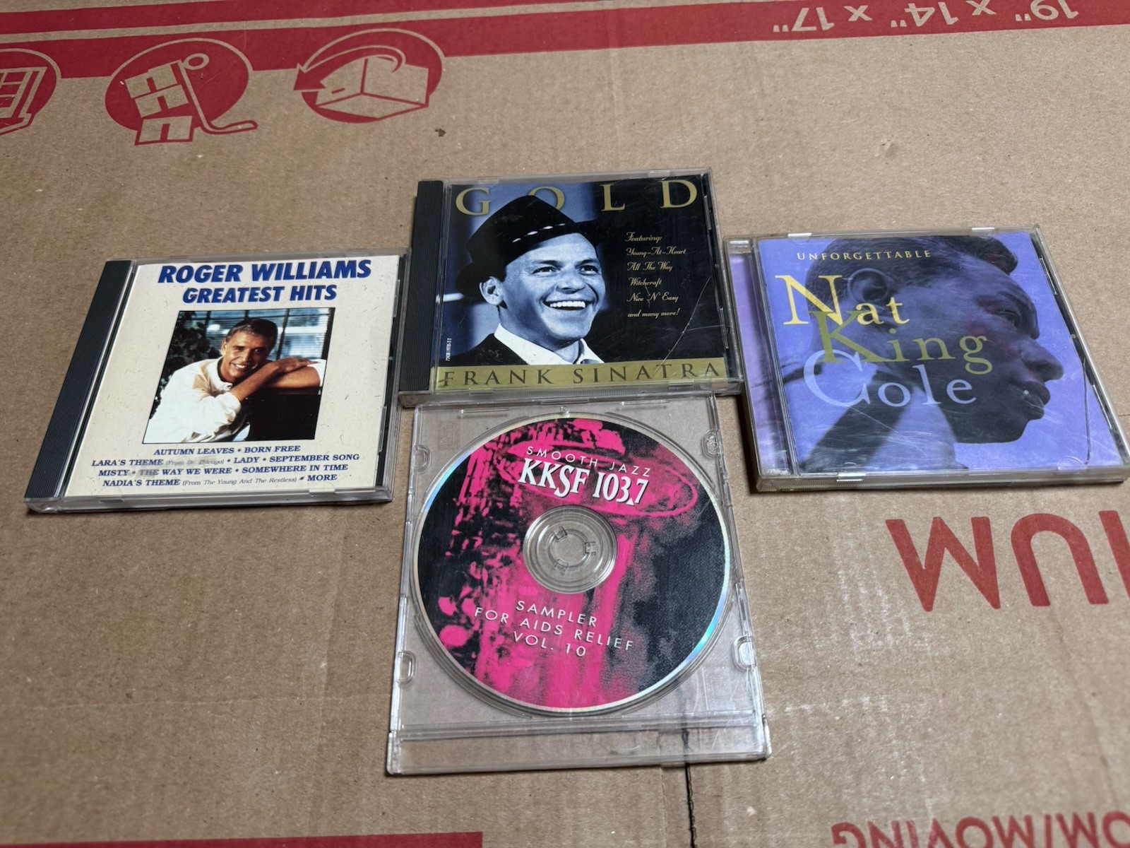 Easy Listening / Vocal Pop CD Lot – Sinatra, Nat King Cole, Roger Williams