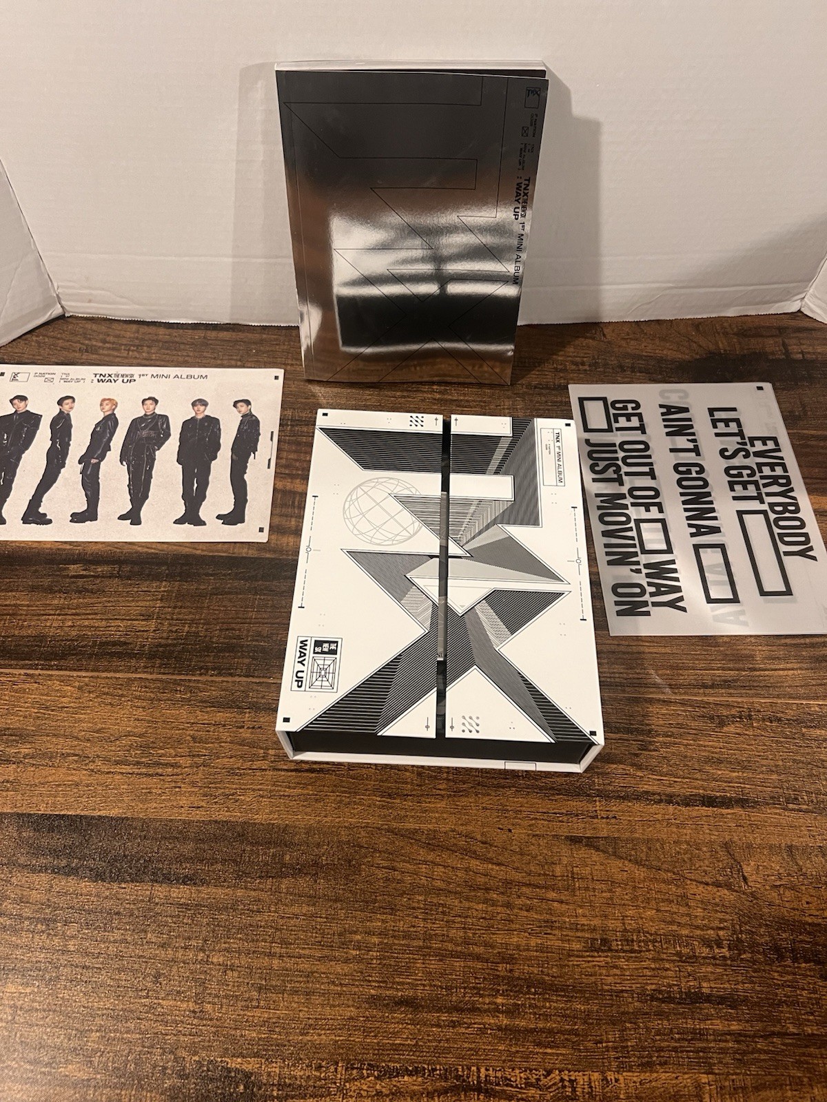 TNX Way Up Mini Album CD K-Pop Pnation 2022 Box Set Korean White 2020s