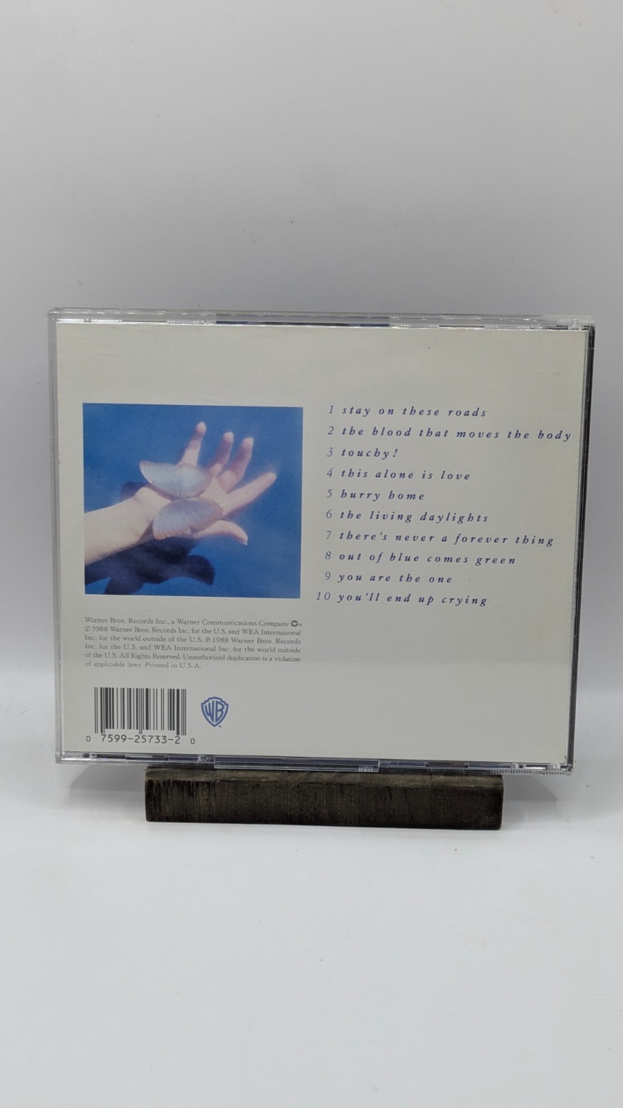 a-ha: Stay on These Roads (CD Warner Bros. Records 1988) Printed in USA