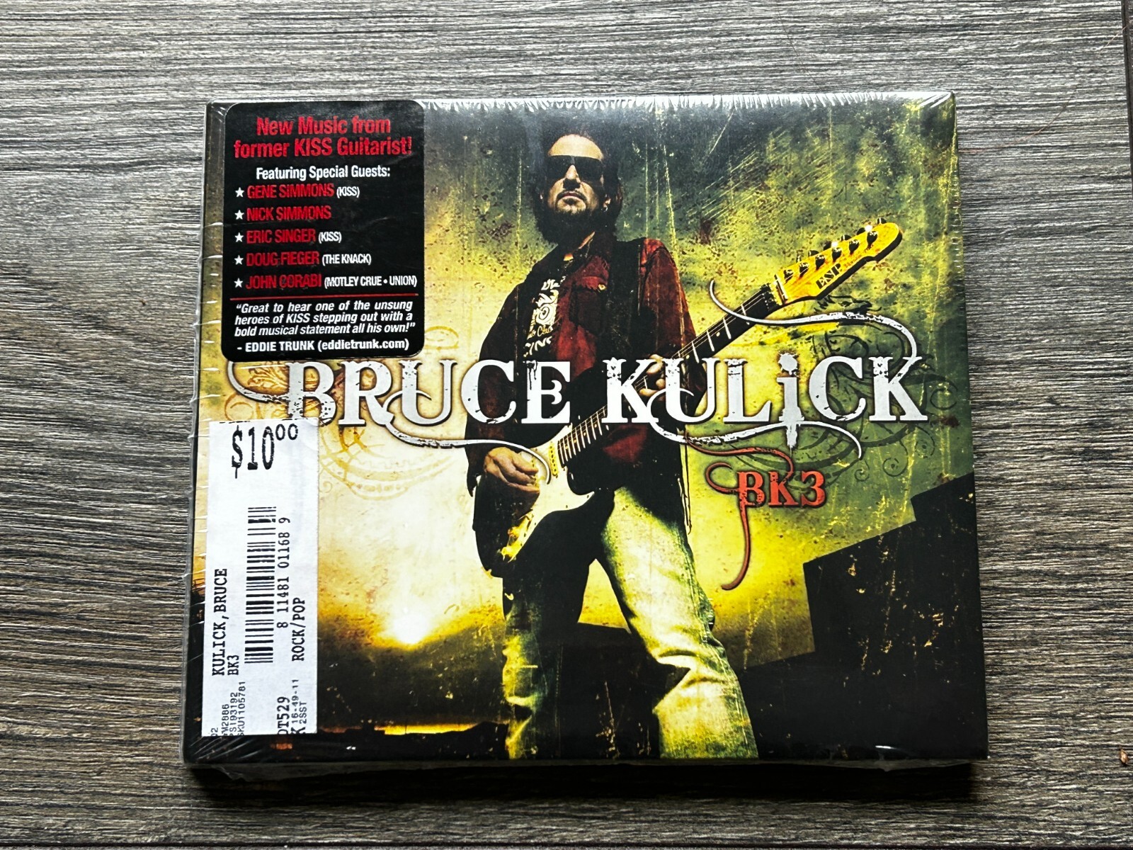 Kiss CD BRUCE KULICK BK3 SEALED Digipak Hype Sticker Gene Simmons Nick Corabi