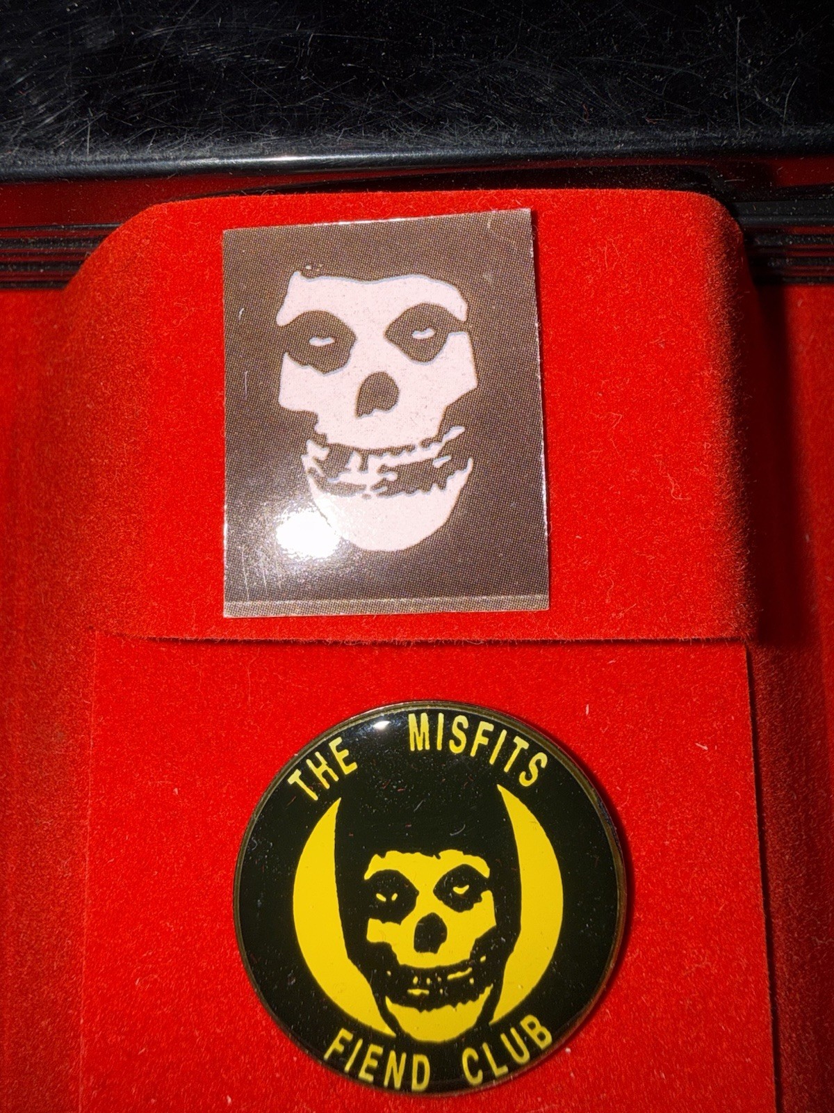 The Misfits CD Coffin Box Set First Pressing Fiend Club Pin Static Age Case