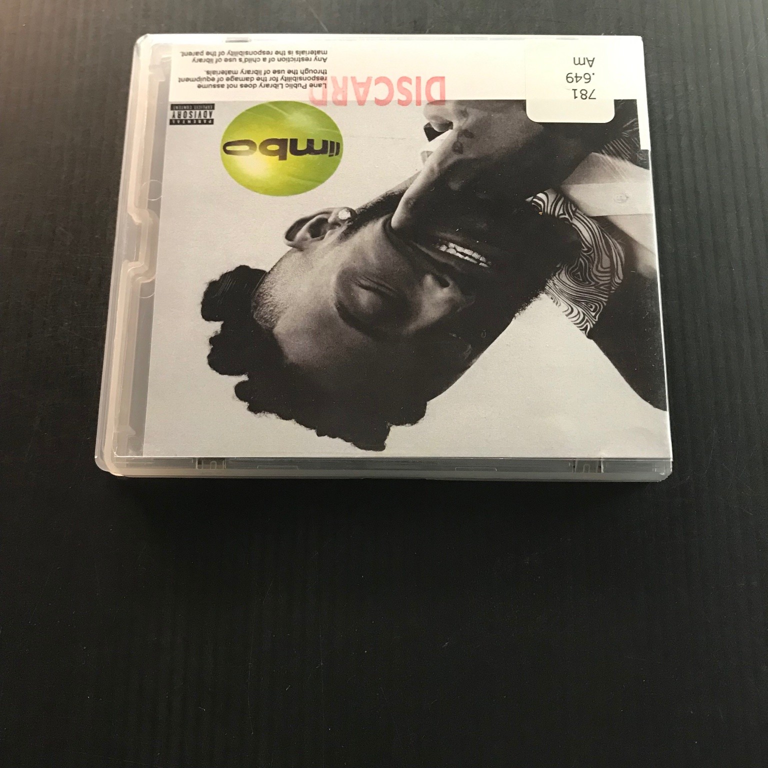 Amine - Limbo CD 2020 Library Discard Hip-Hop Republic Records