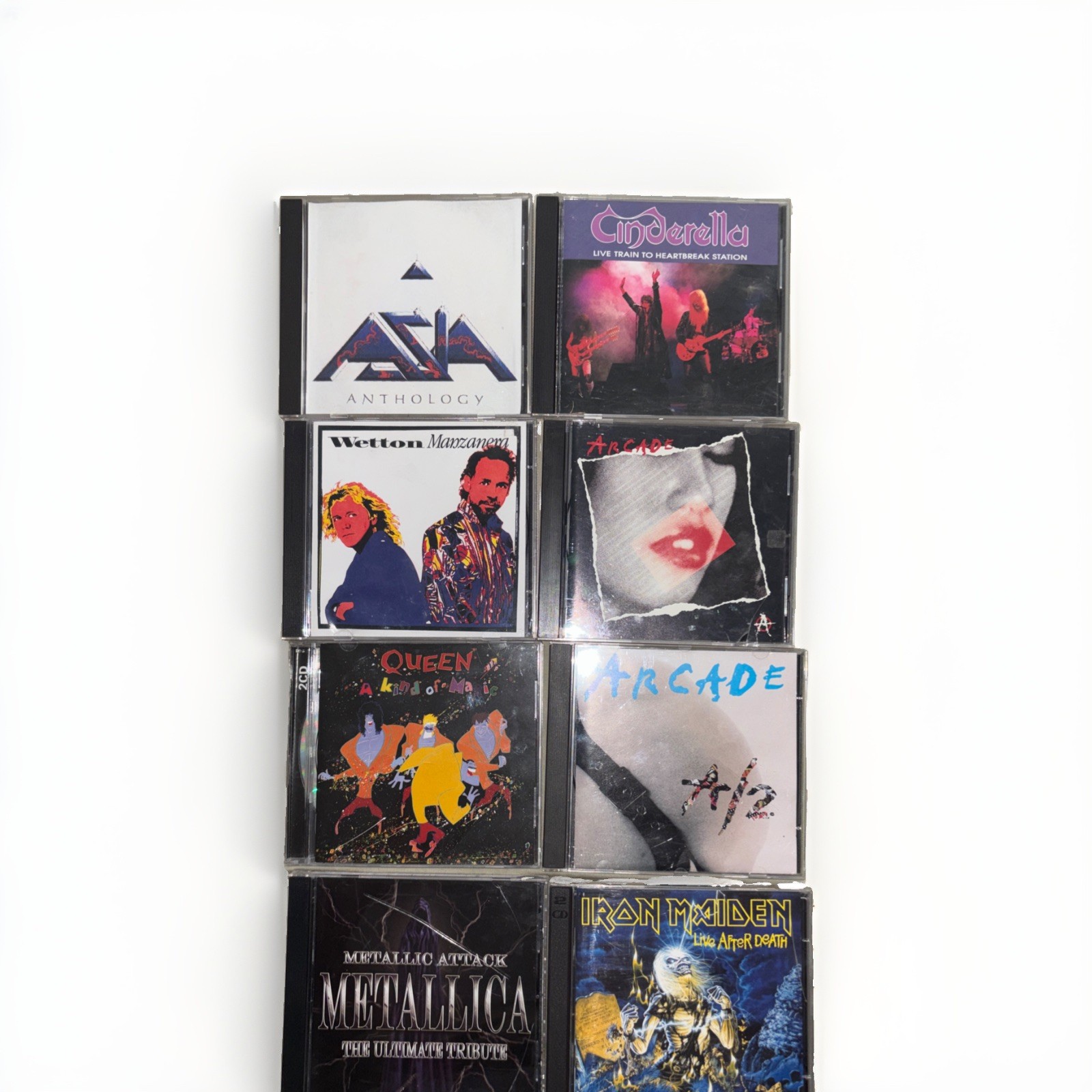 Lot Of 44 Rare Collectable 70s 80s 90s Metal Rap Rock And Soundtracks Cd