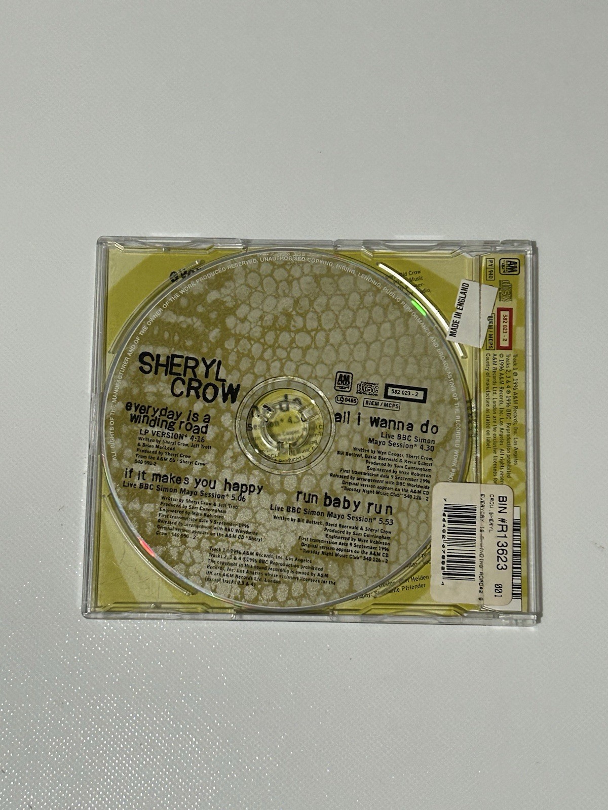 Sheryl Crow 14 CD Lot - Many Singles With Live, Acoustic, & Bonus Tracks