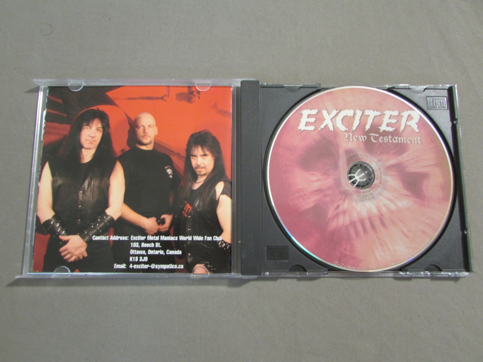 Exciter New Testament Promo CD Thrash Speed Metal Osmose Productions OPC 2156 VG