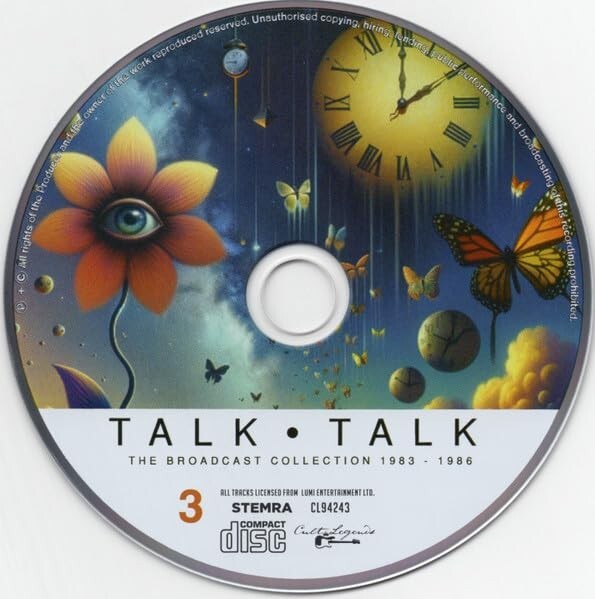 Talk Talk – The Broadcast Collection 1983 - 1986 3 CD Set - Compilation Album