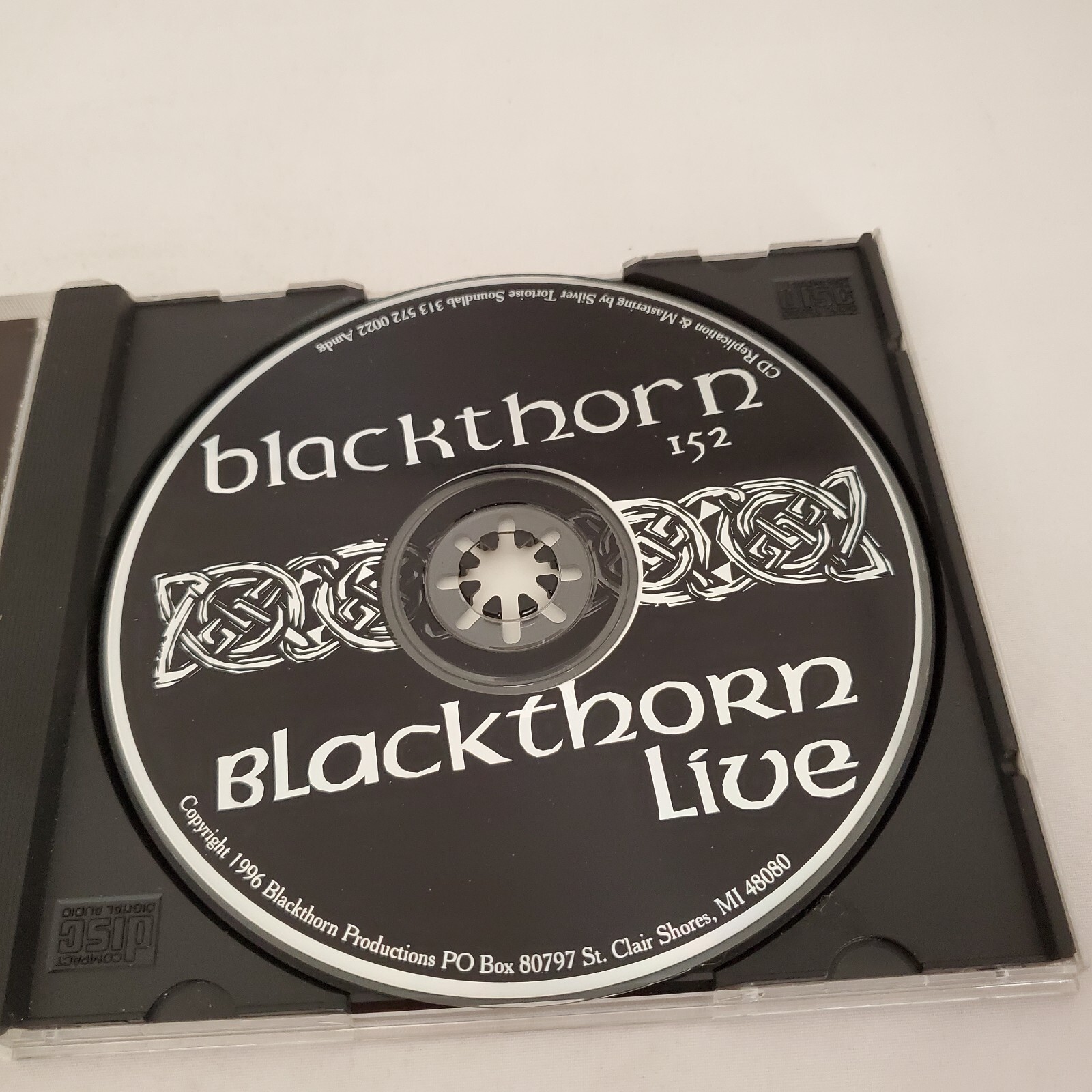 Blackthorn Live And 152 CD 1996 1987 1989 Celtic Detroit Michigan Mi Band Music