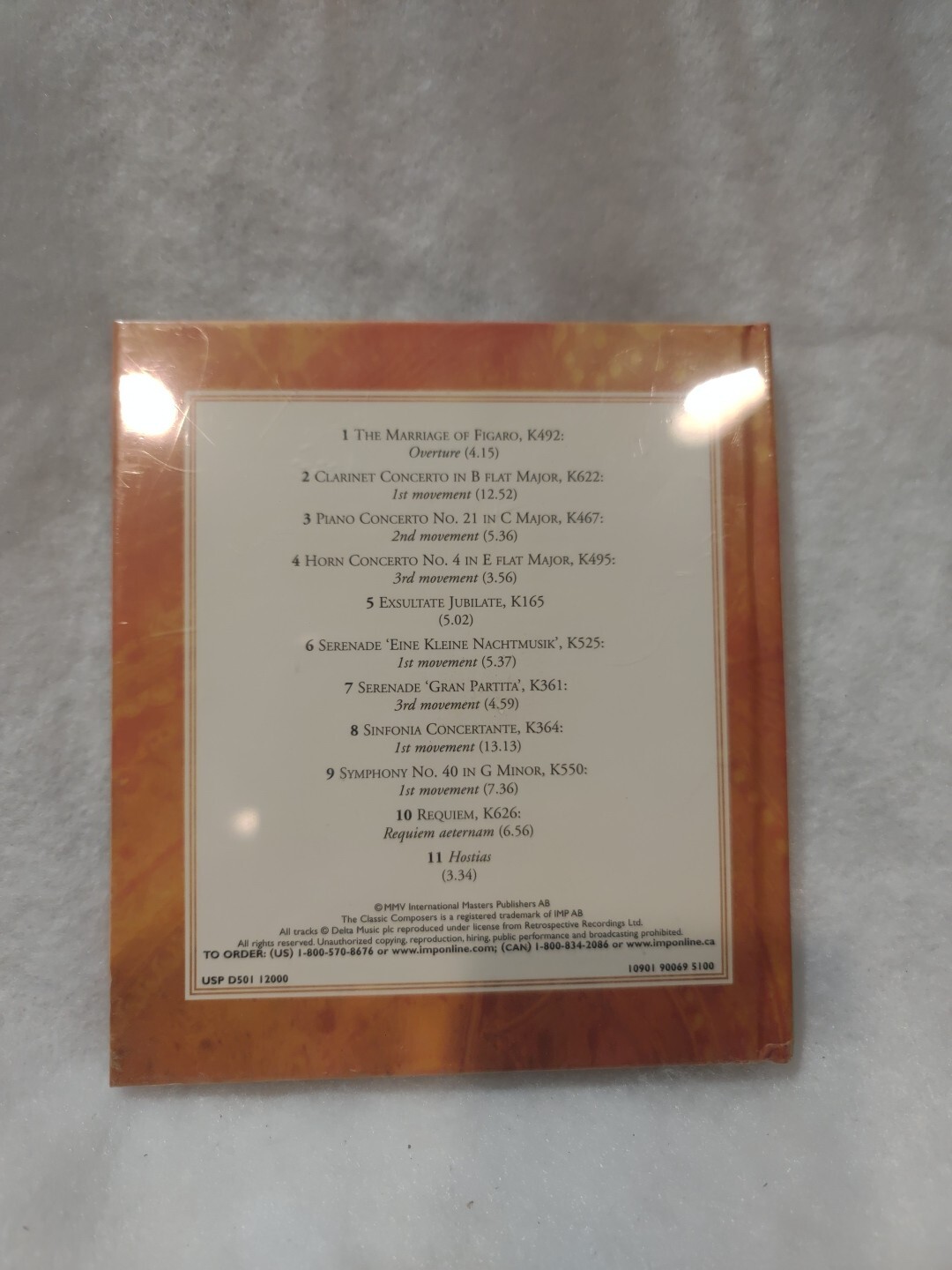 The Classic Composers MOZART Musical Masterpieces CD + BOOK New Sealed
