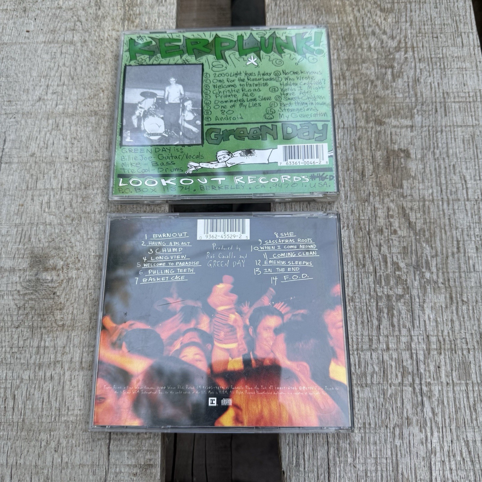 Green Day Kerplunk Lookout 46CD & Dookie CD Original 1992/1994 Complete Lot