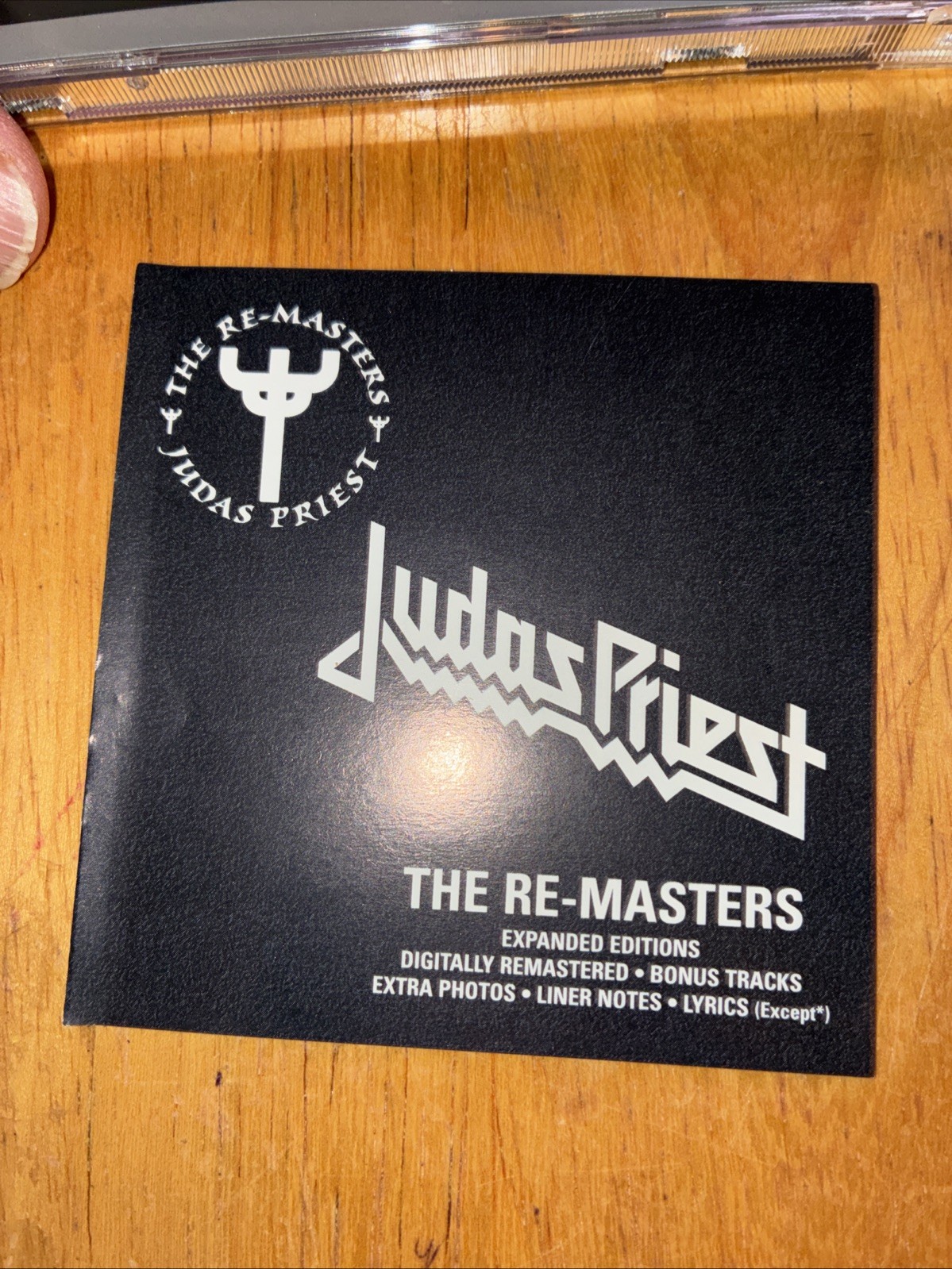 Judas Priest Hell Bent For Leather US CD 2001 Remaster Issue w/ Promo Card