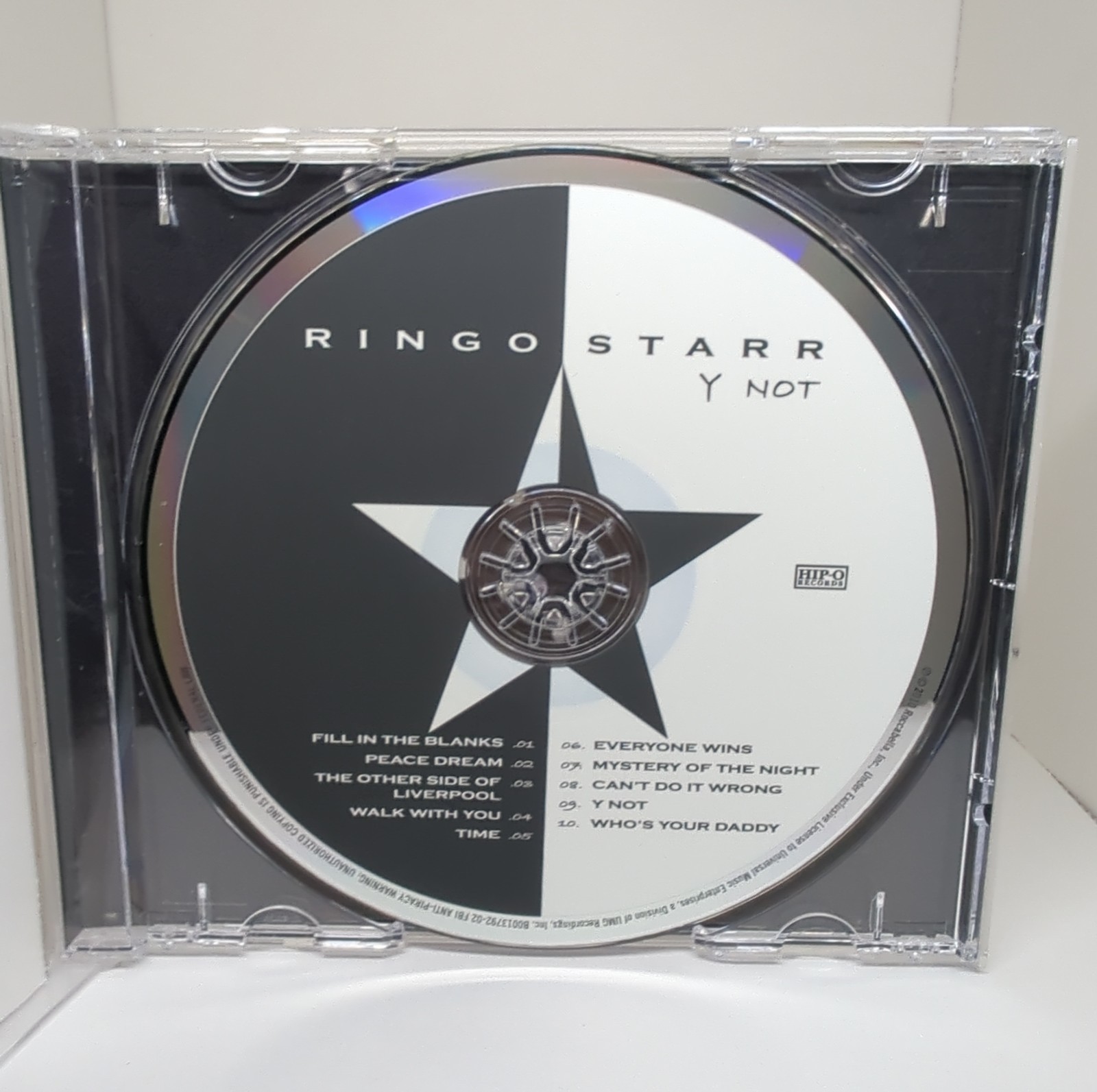 Ringo Starr Y Not CD 2010 Hip-O Records Paul McCartney Duet
