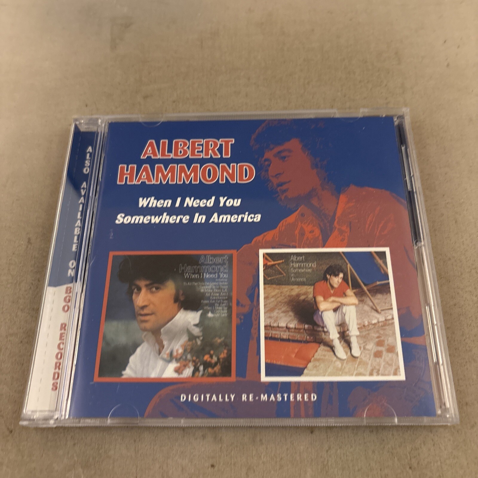 When I Need You / Somewhere in America by Albert Hammond (CD, 2008, BGO Records)