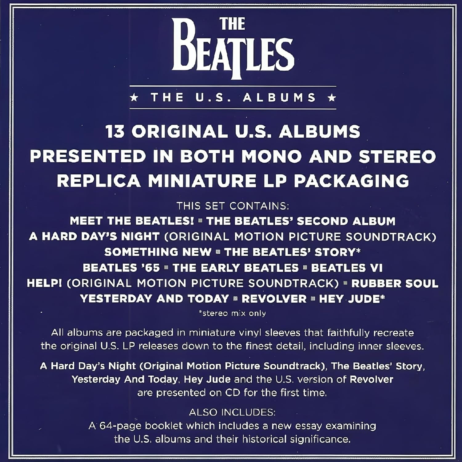 The Beatles - The U.S. Albums 13 CD Box Set - NEW