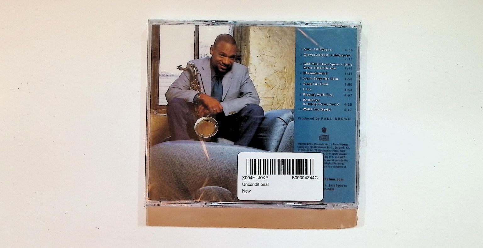 Kirk Whalum – Unconditional CD 1999 Smooth Jazz Warner Bros. Records