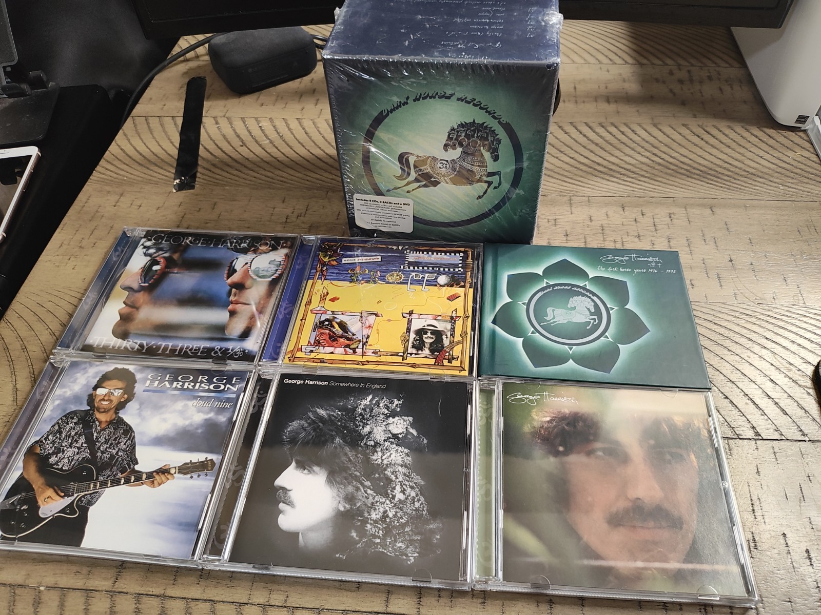 George Harrison The Dark Horse Years 1976-1992 5 CD,DVD Box Set READ
