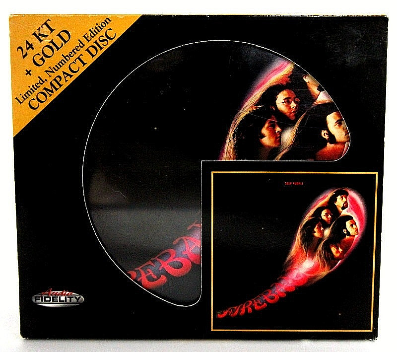 Deep Purple– "Fireball" 1971/2010 RE - Numbered/Remastered - 24Kt Gold Rock CD