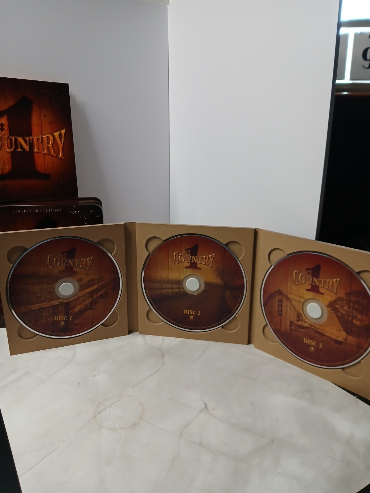 2009 #1 Country Collector’s Edition – 3‑Disc CD Set in Tin Box – Original...