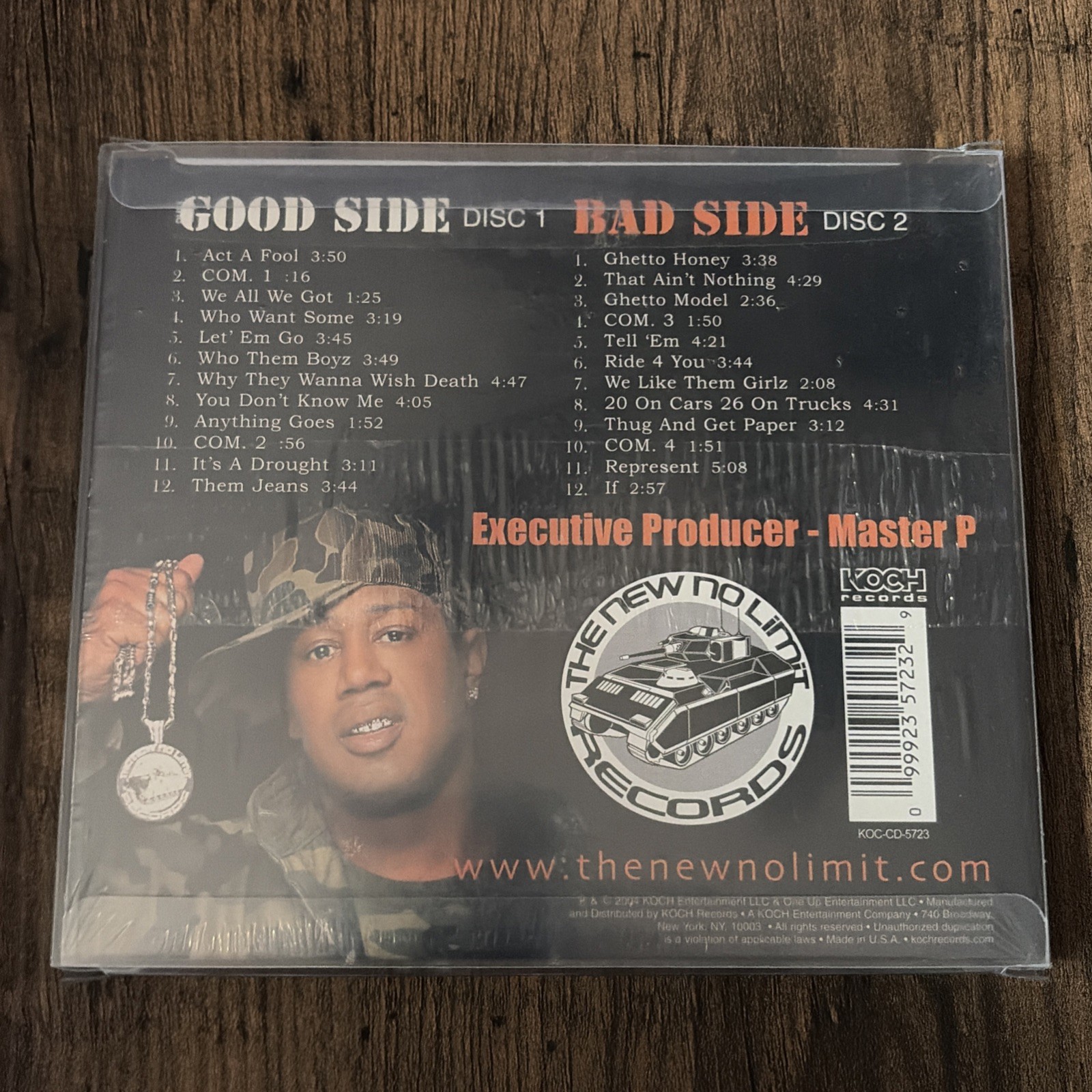 US OG 1st Master P Good Side Bad Side Deluxe Edition [2 CD & DVD] G-Funk SEALED