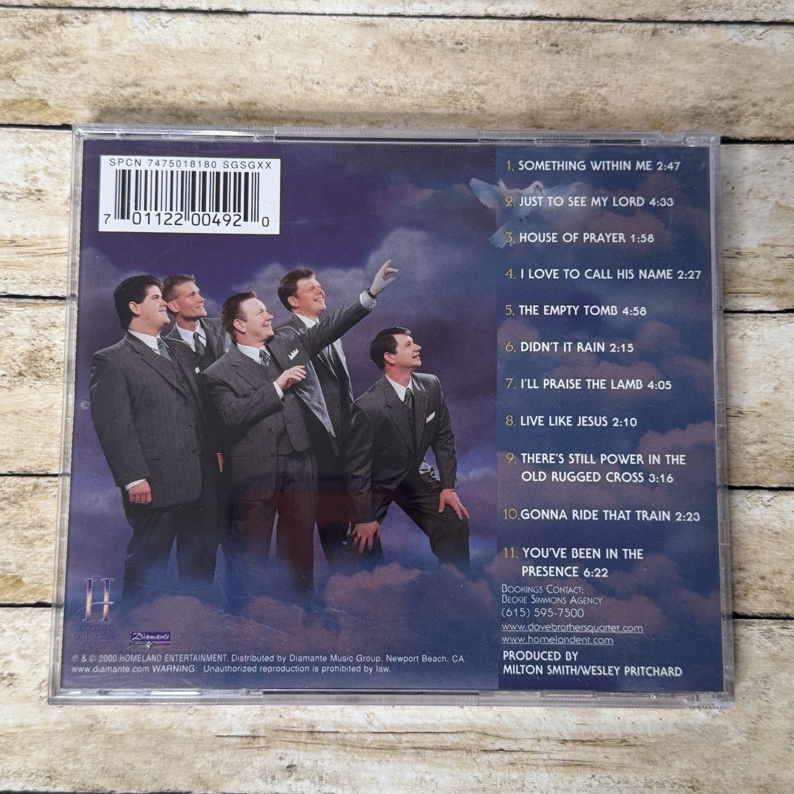SIGNED Dove Brothers Quartet 5 CD Lot Southern Gospel Christian Religious Music