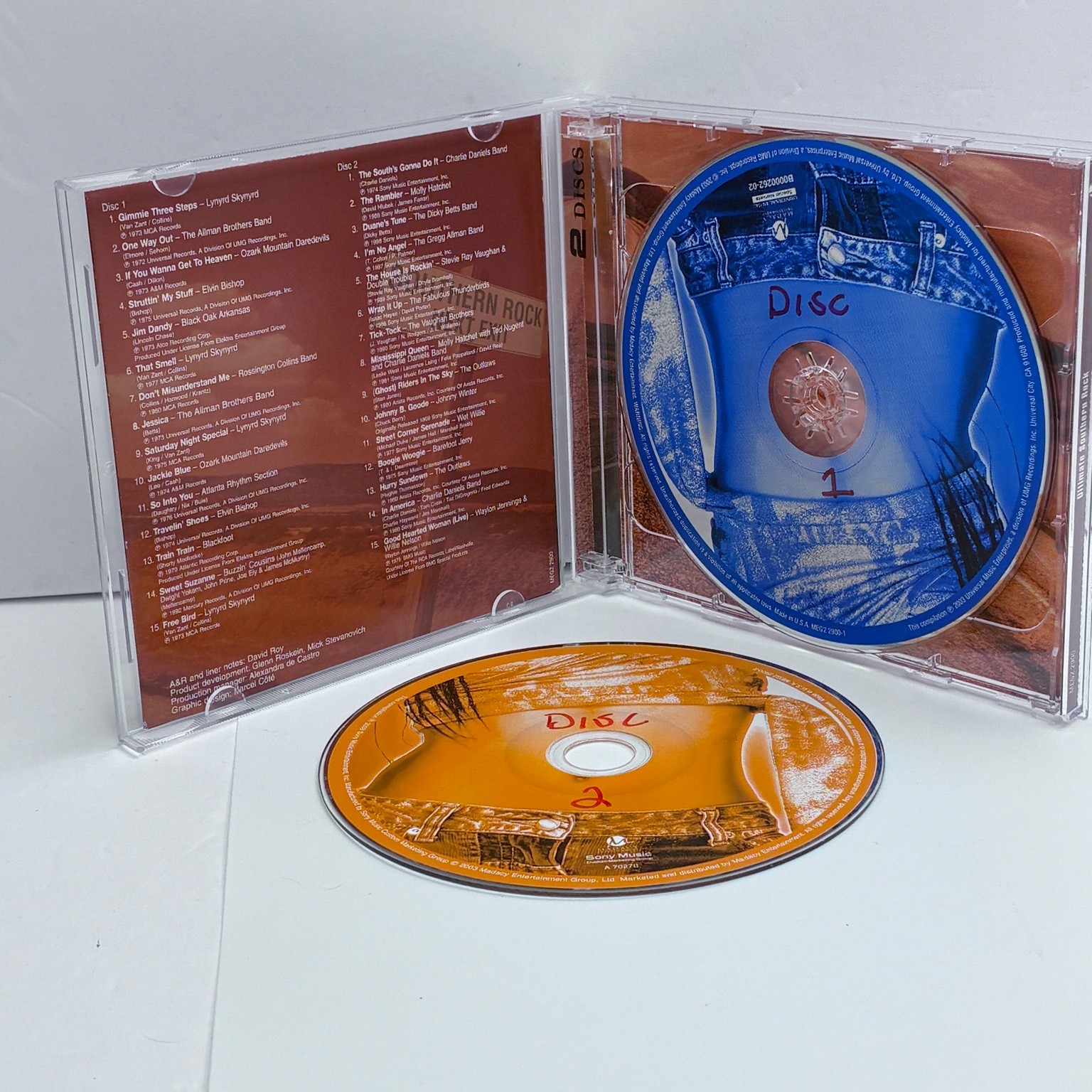 Various – Ultimate Southern Rock 2CD 2003 Compilation Southern Rock Madacy