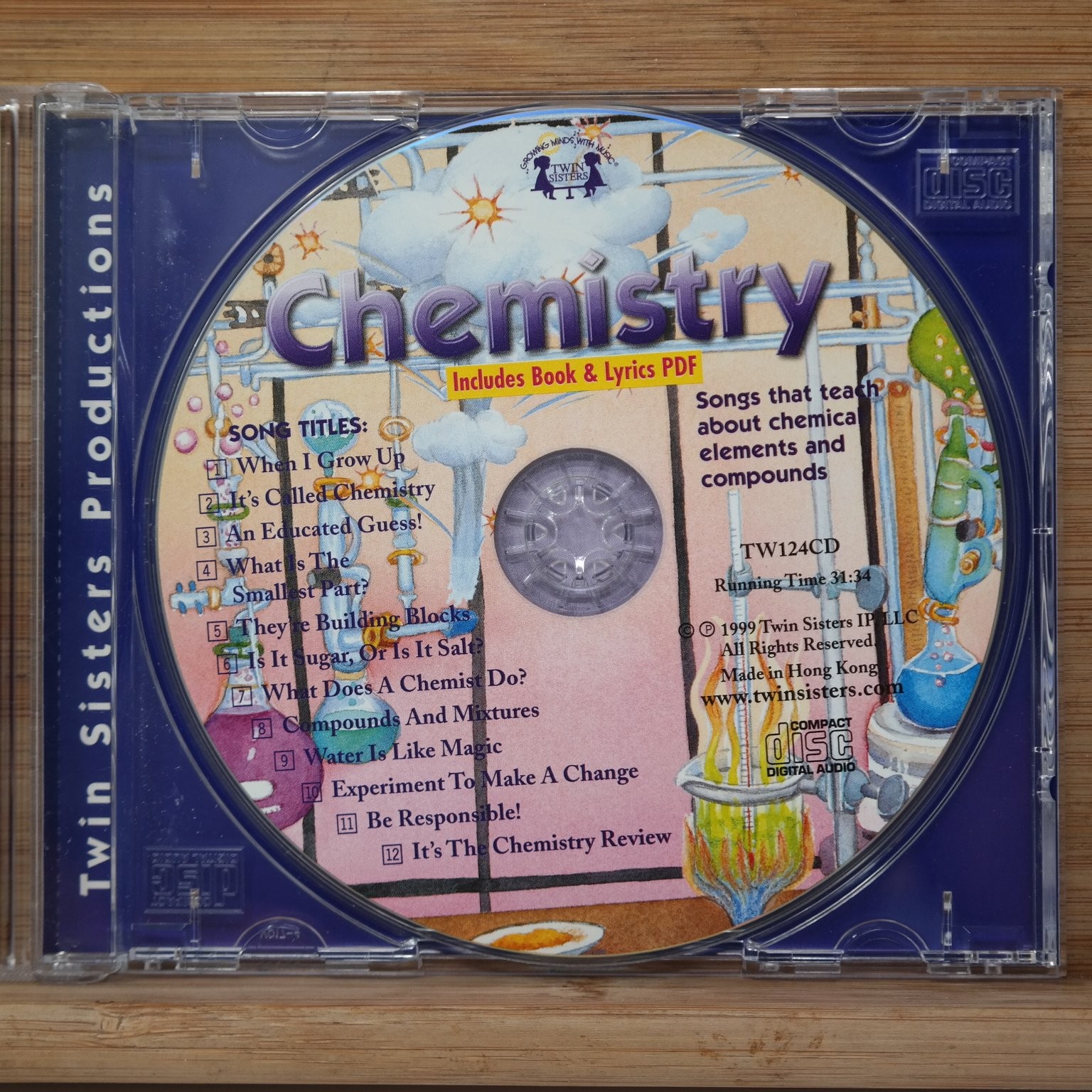 Twin Sisters Productions – Chemistry CD 1999 Educational Kids Music Science