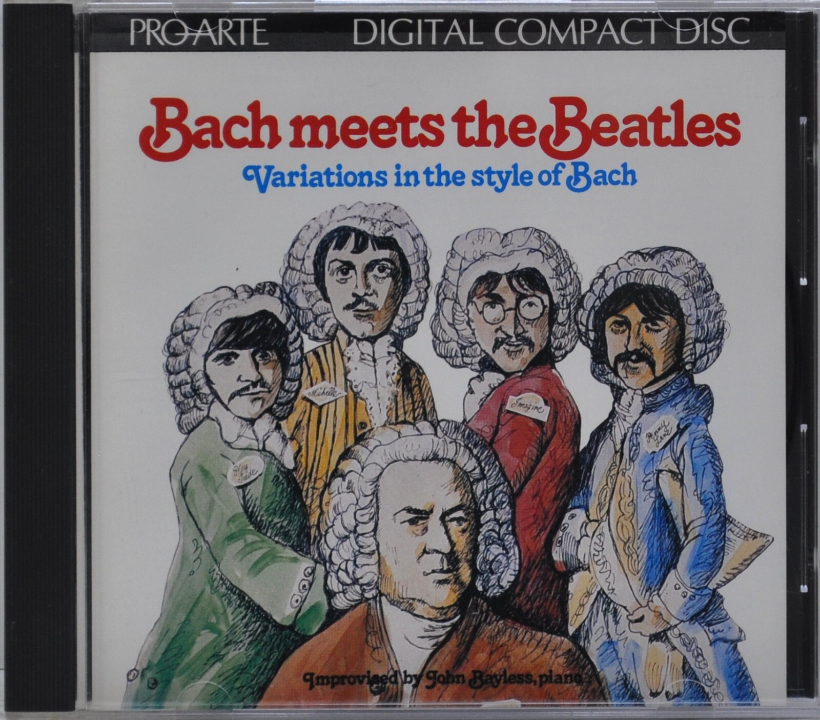 Bach Meets The Beatles: Improvisations on Beatle Melodies - CD - John Bayless