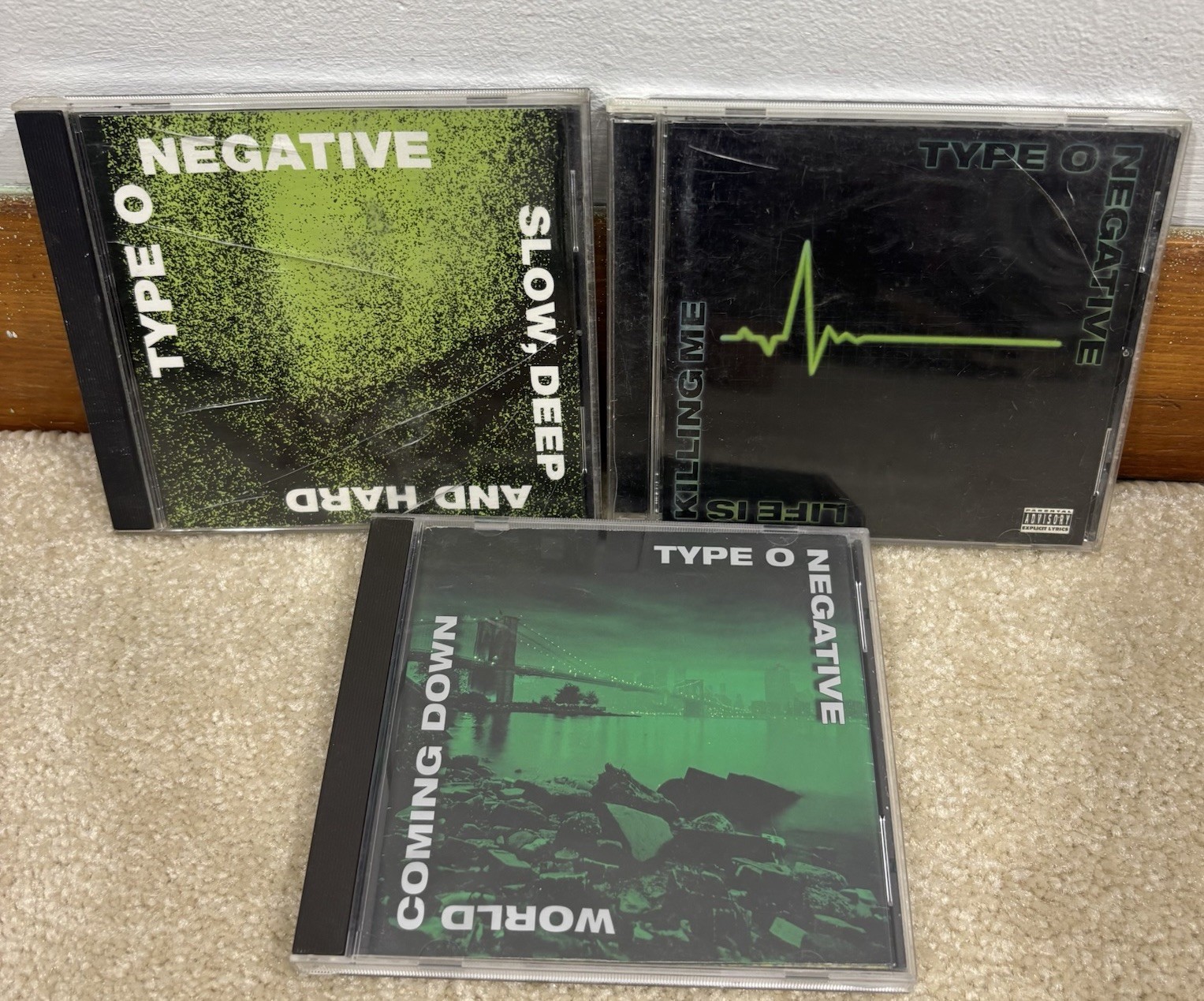 Mixed Lot Of 5 Type O Negative CDs Bloody Kisses Killing Me Coming Slow Deep