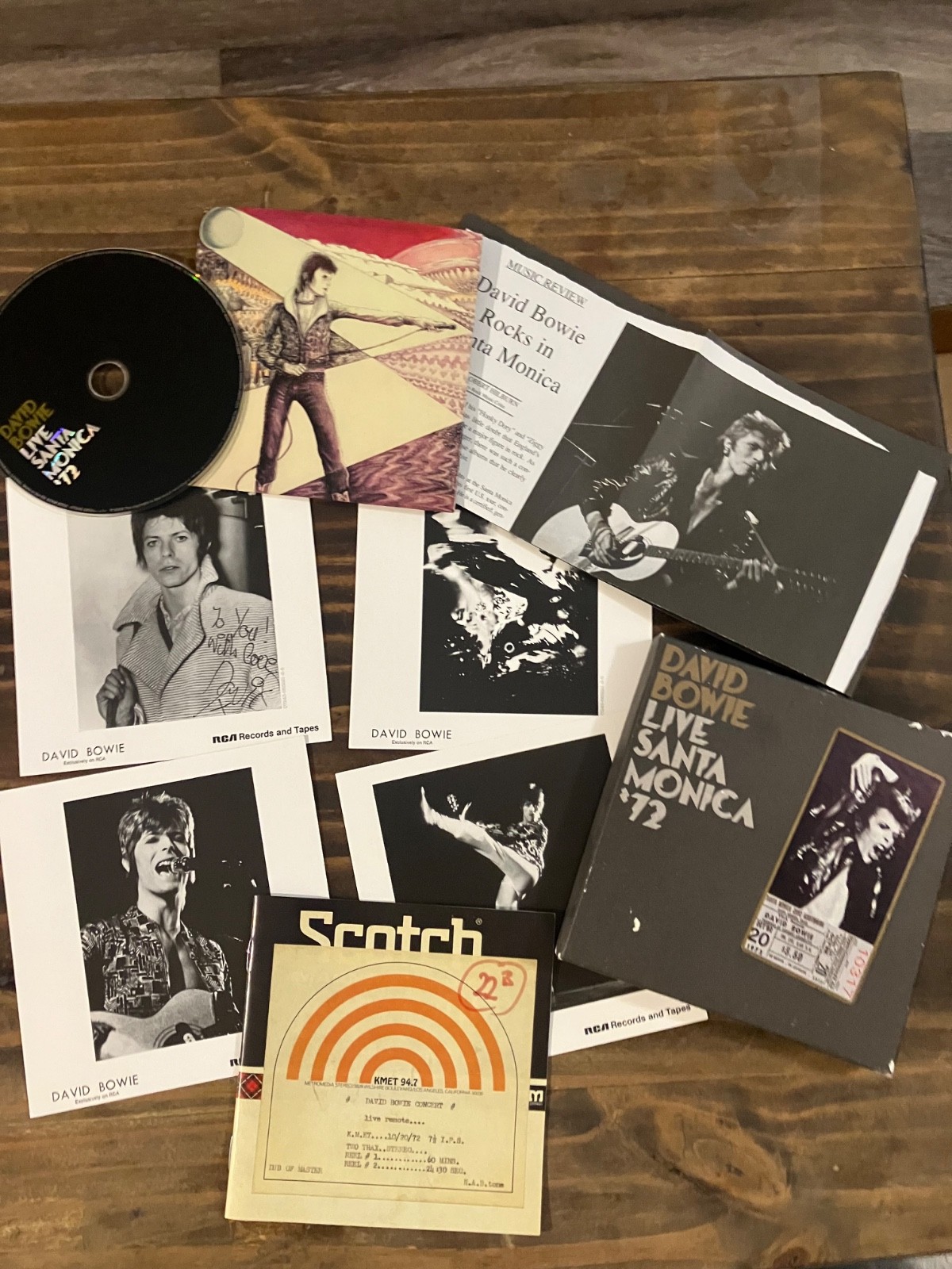 Live Santa Monica '72 by David Bowie (CD, 2008)
