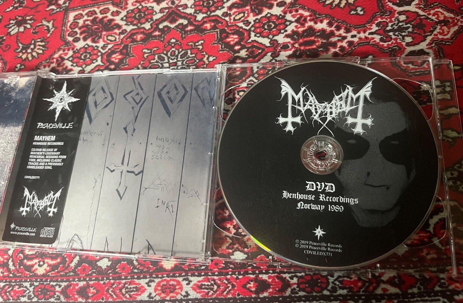 Mayhem - Henhouse Recordings CD+DVD (2019) Peaceville; Satanic Metal from Norway