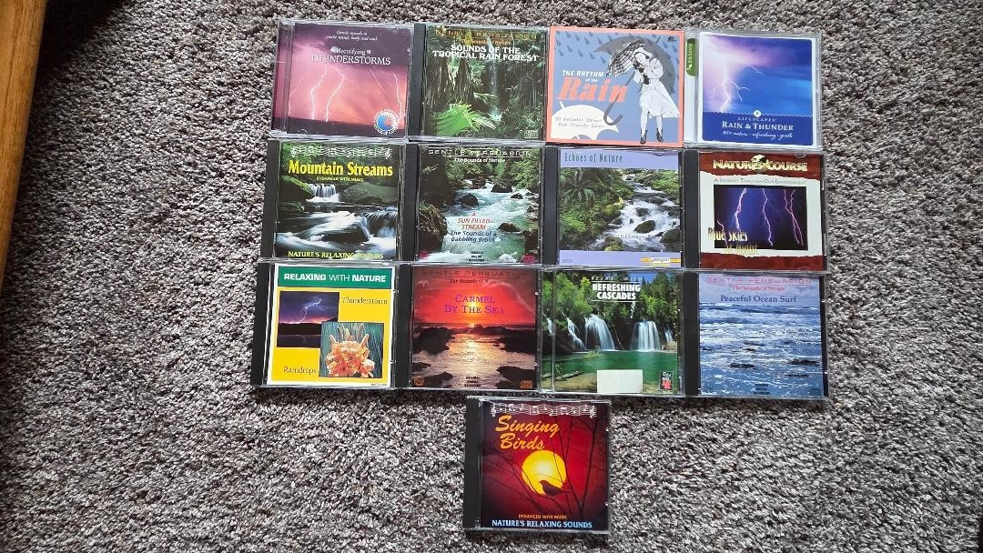CD lot of 13 Nature Sounds Relaxation & Meditation