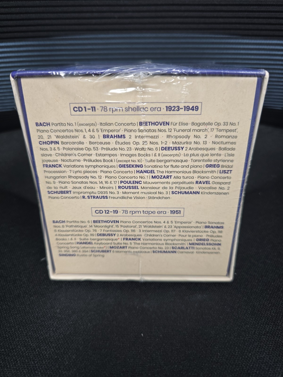 Walter Gieseking: The Complete Warner Classics Edition, 48 CD, Warner, 2022