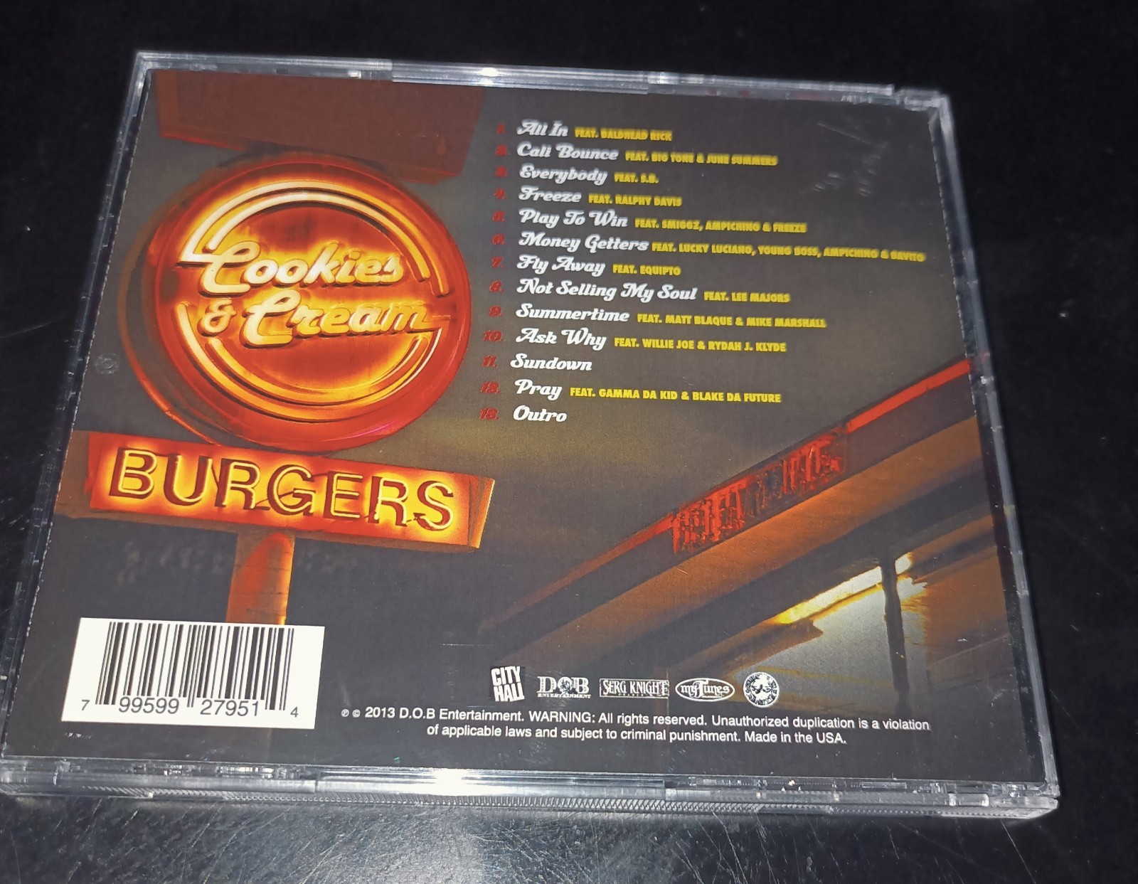 Berner And San Quinn (Cookies & Cream) Rare BayRap,Big Tone,Baldhead Rick,G Funk