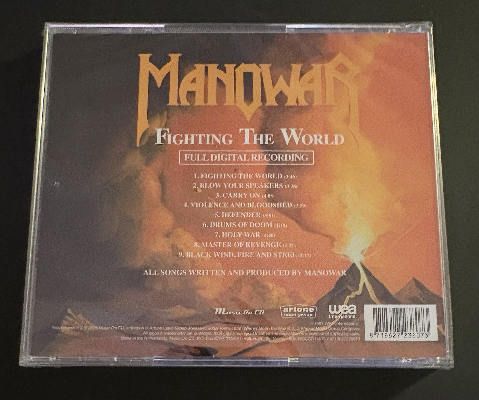 Manowar - Fighting The World CD Import BRAND NEW SEALED