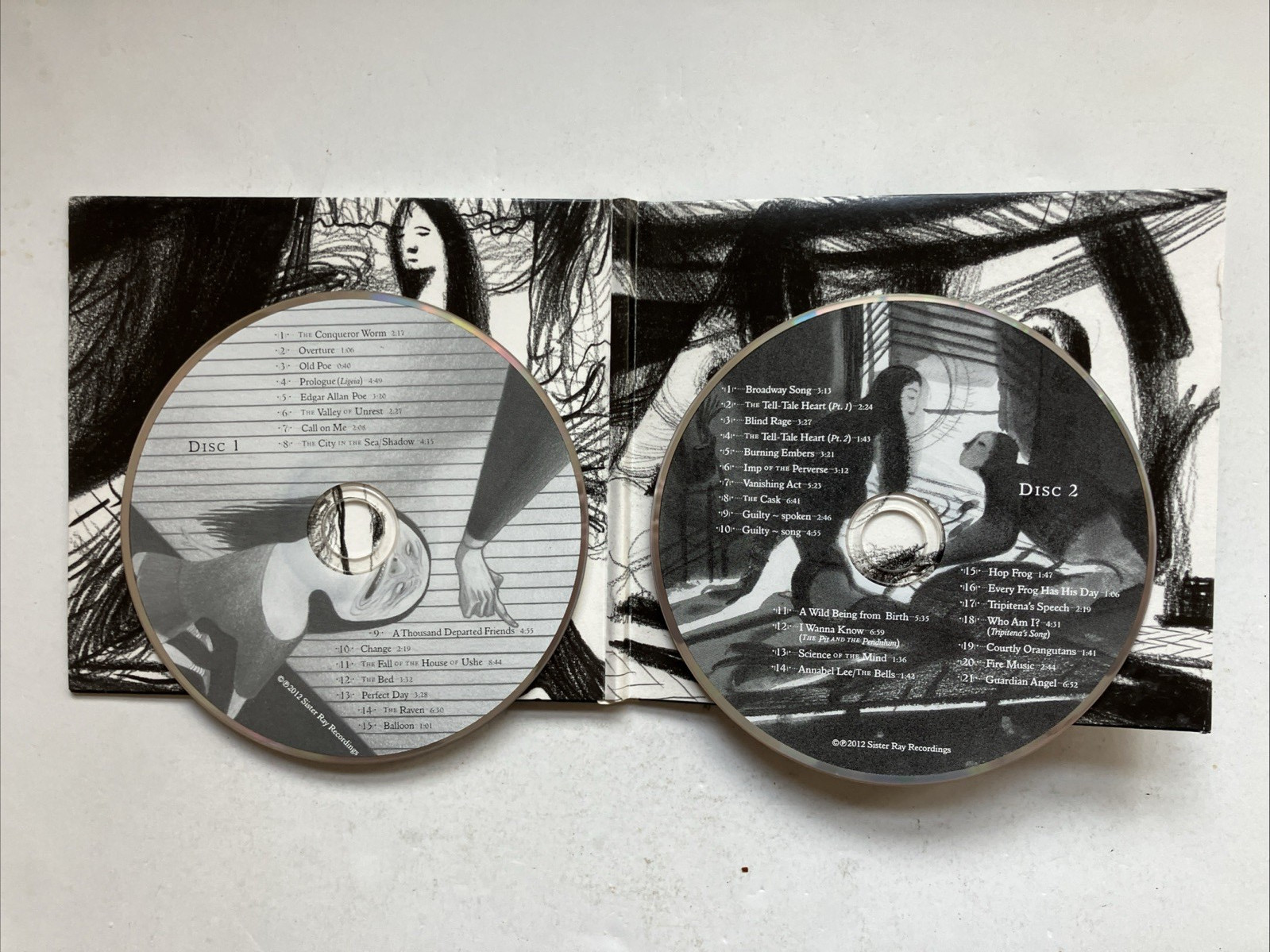 Lou Reed - The Raven 2CD Set - Sister Ray Recordings - Great Condition - Rare