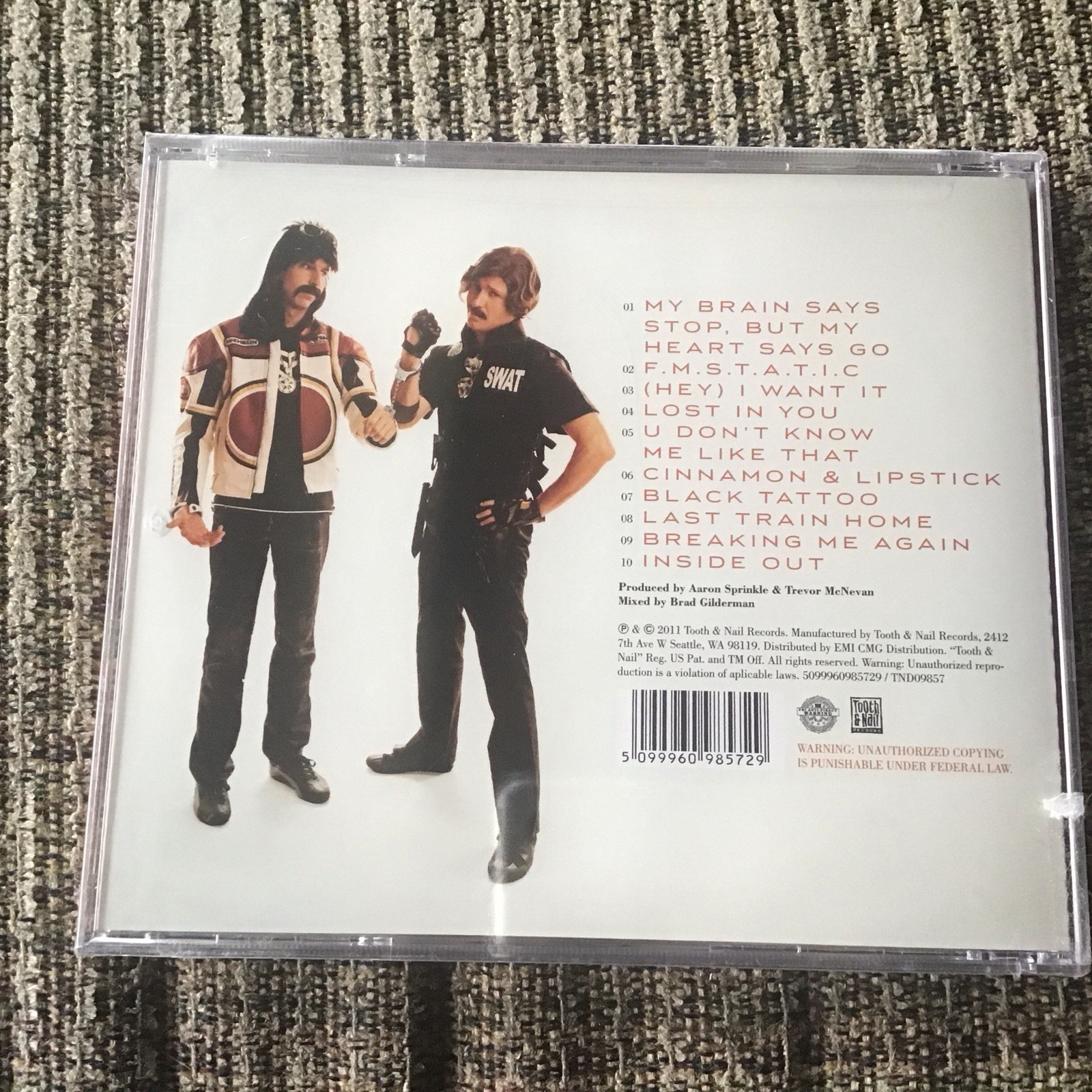 FM STATIC MY BRAIN SAYS STOP BUT MY HEART SAYS GO! OOP 2011 CD BRAND NEW!!!