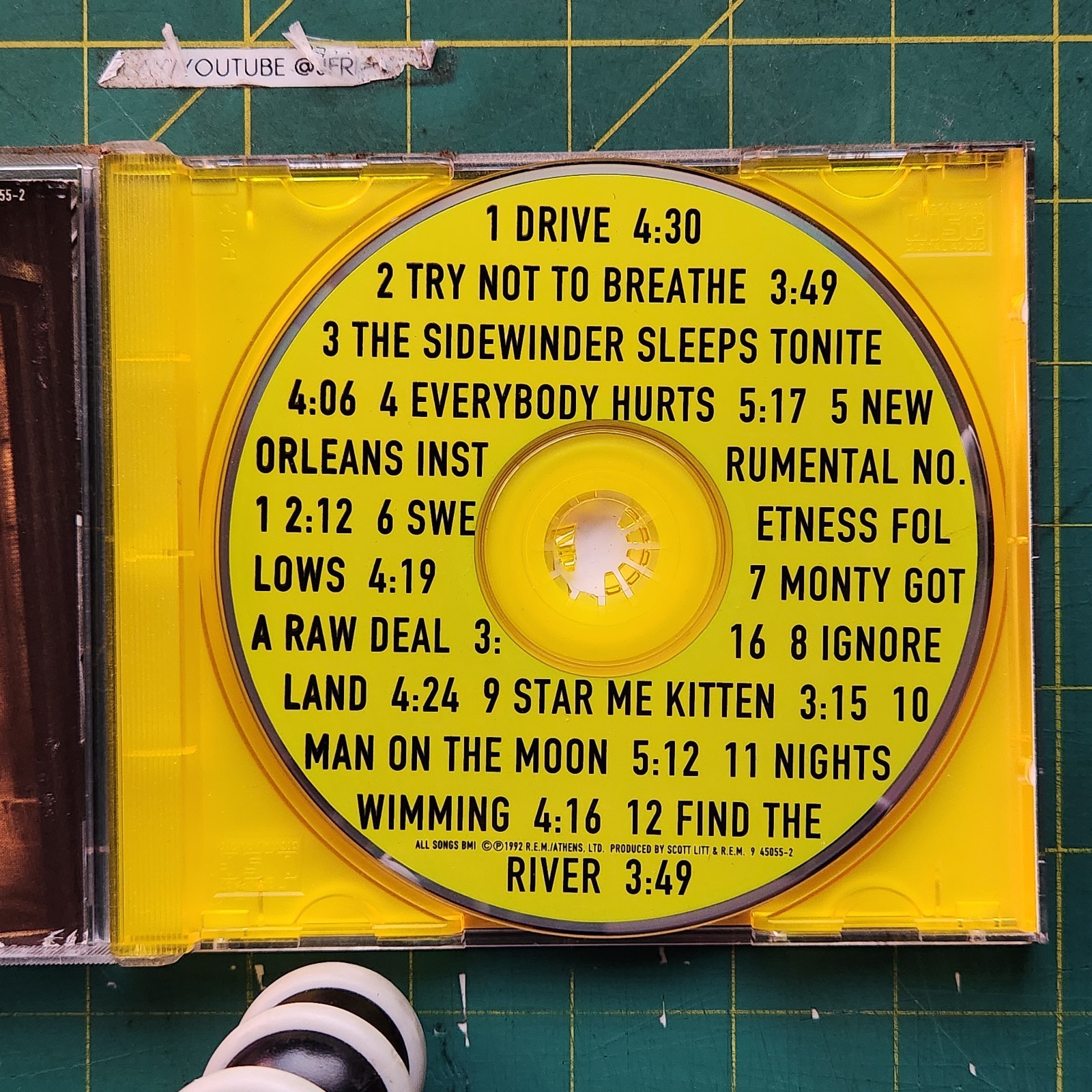 Used Audio Music CD REM R.E.M. Automatic For The People Album Warner Bros 1992