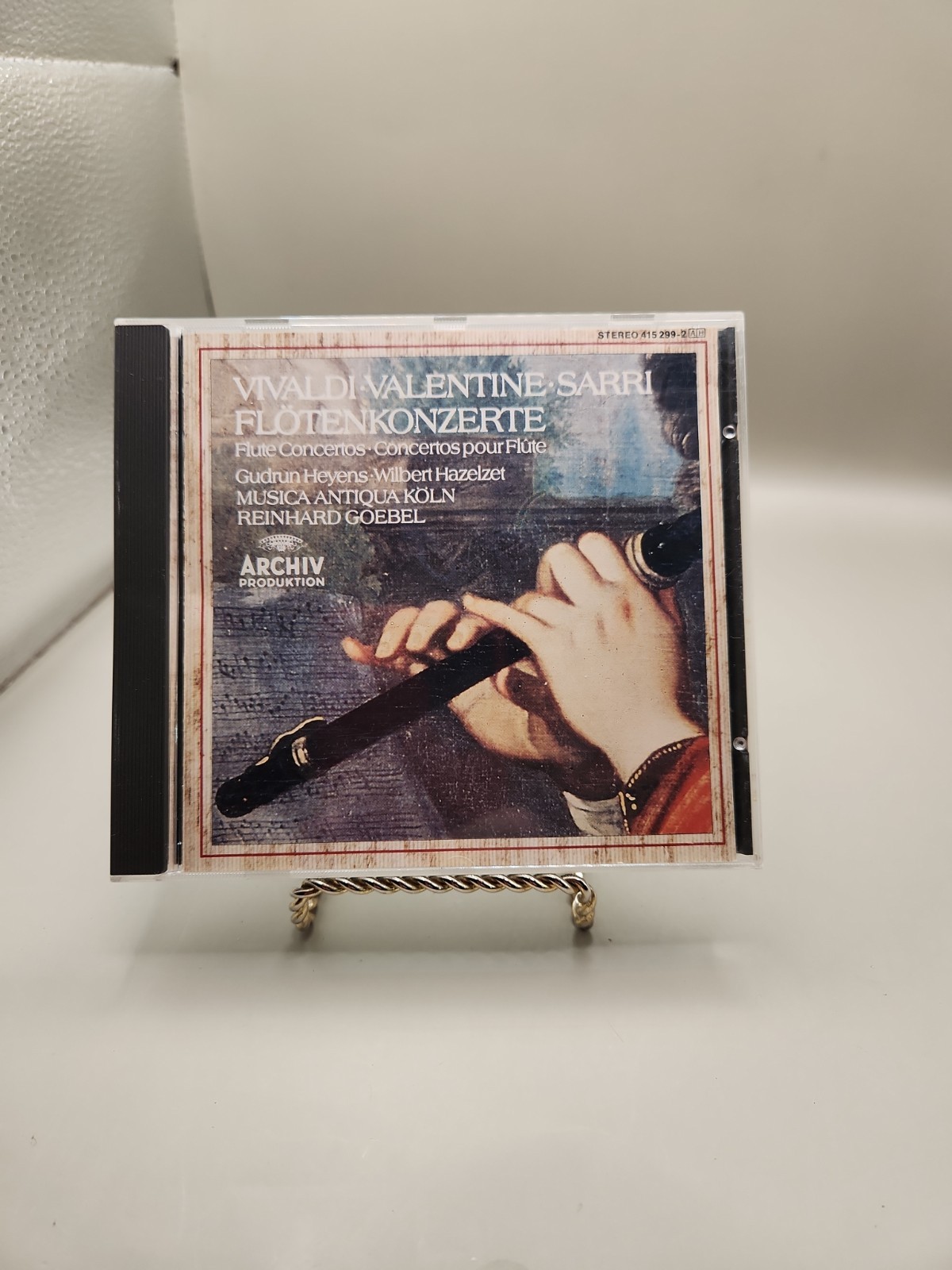 Vivaldi Valentine Sarri Flötenkonzerte CD Musica Antiqua Köln
